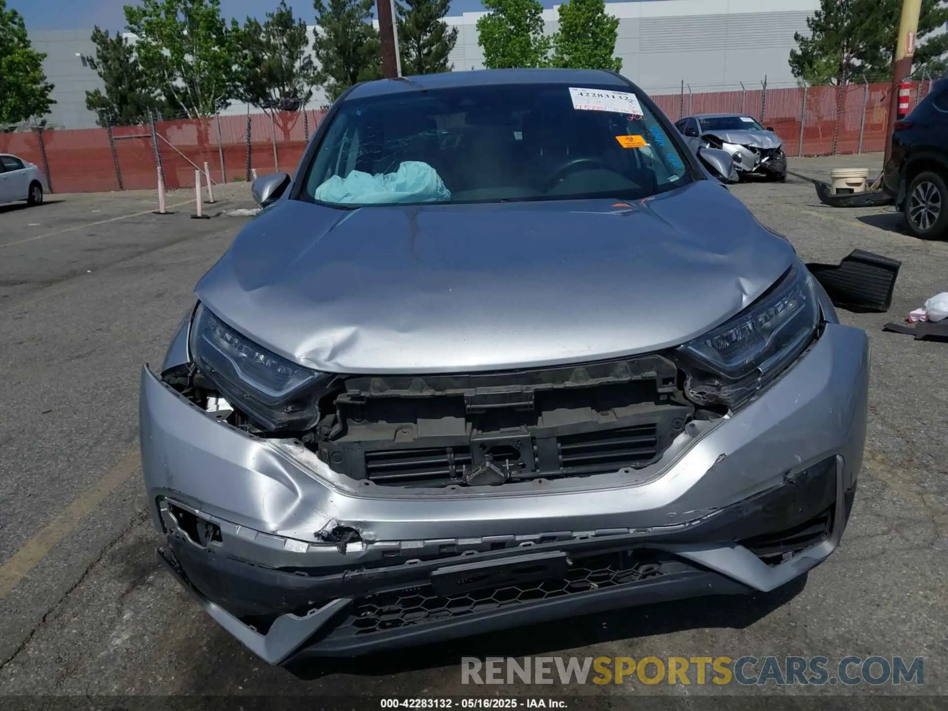 6 Photograph of a damaged car 5J6RT6H50NL013610 HONDA CR-V HYBRID 2022