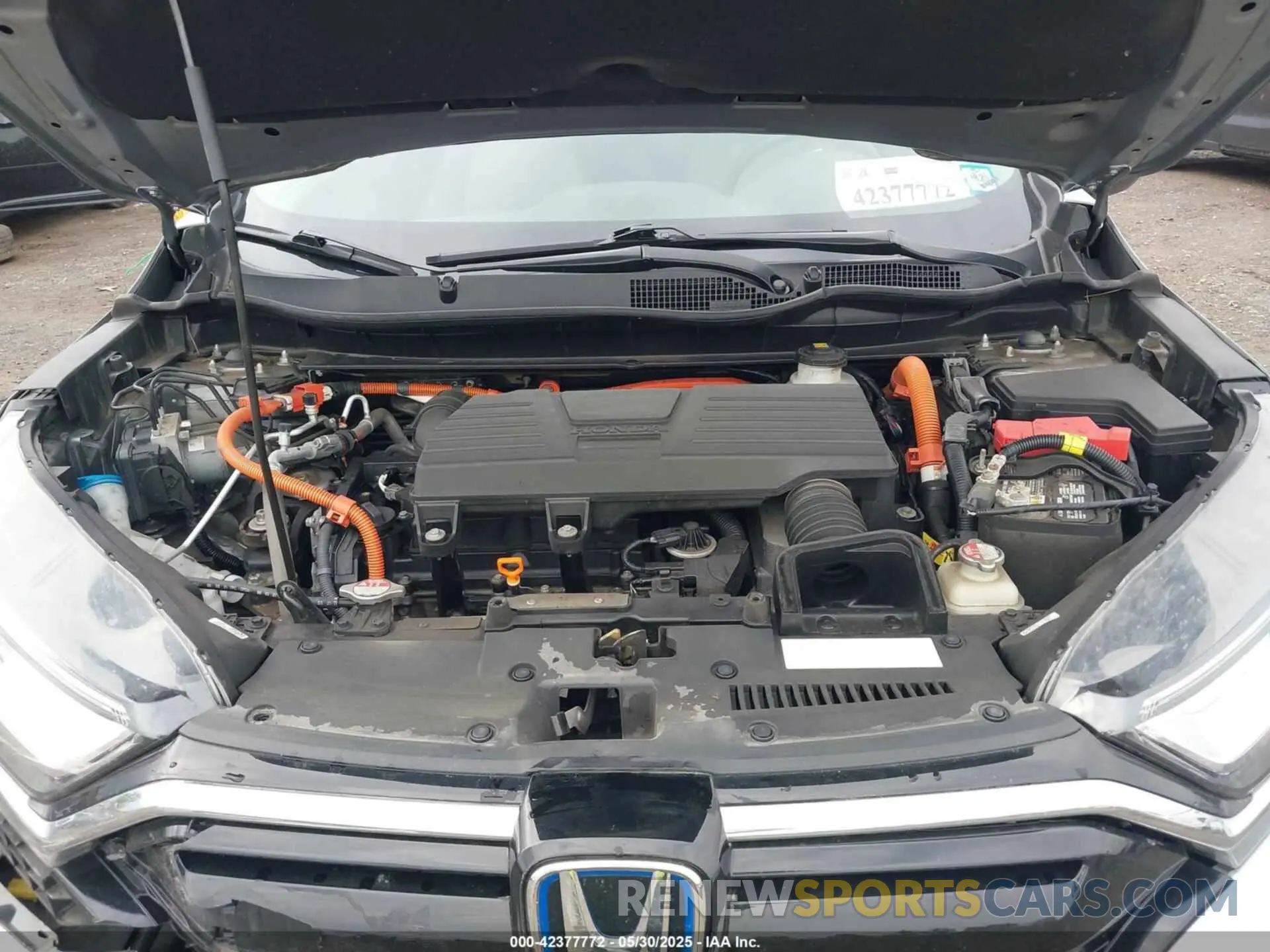 10 Photograph of a damaged car 5J6RT6H54NL004117 HONDA CR-V HYBRID 2022