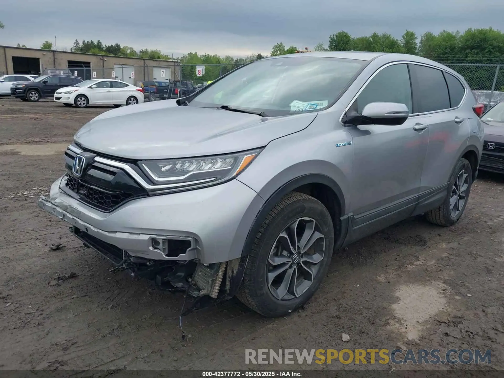 2 Photograph of a damaged car 5J6RT6H54NL004117 HONDA CR-V HYBRID 2022