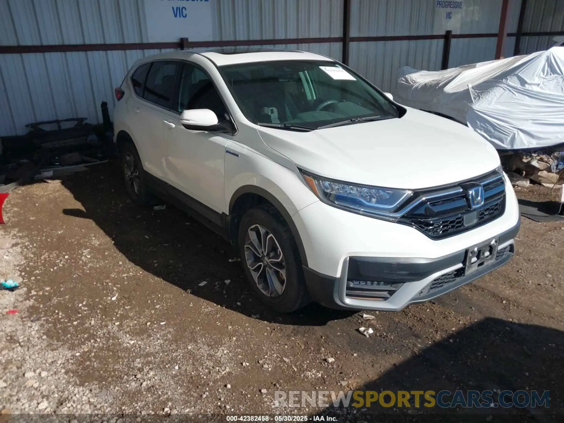 1 Photograph of a damaged car 5J6RT6H58NL008347 HONDA CR-V HYBRID 2022