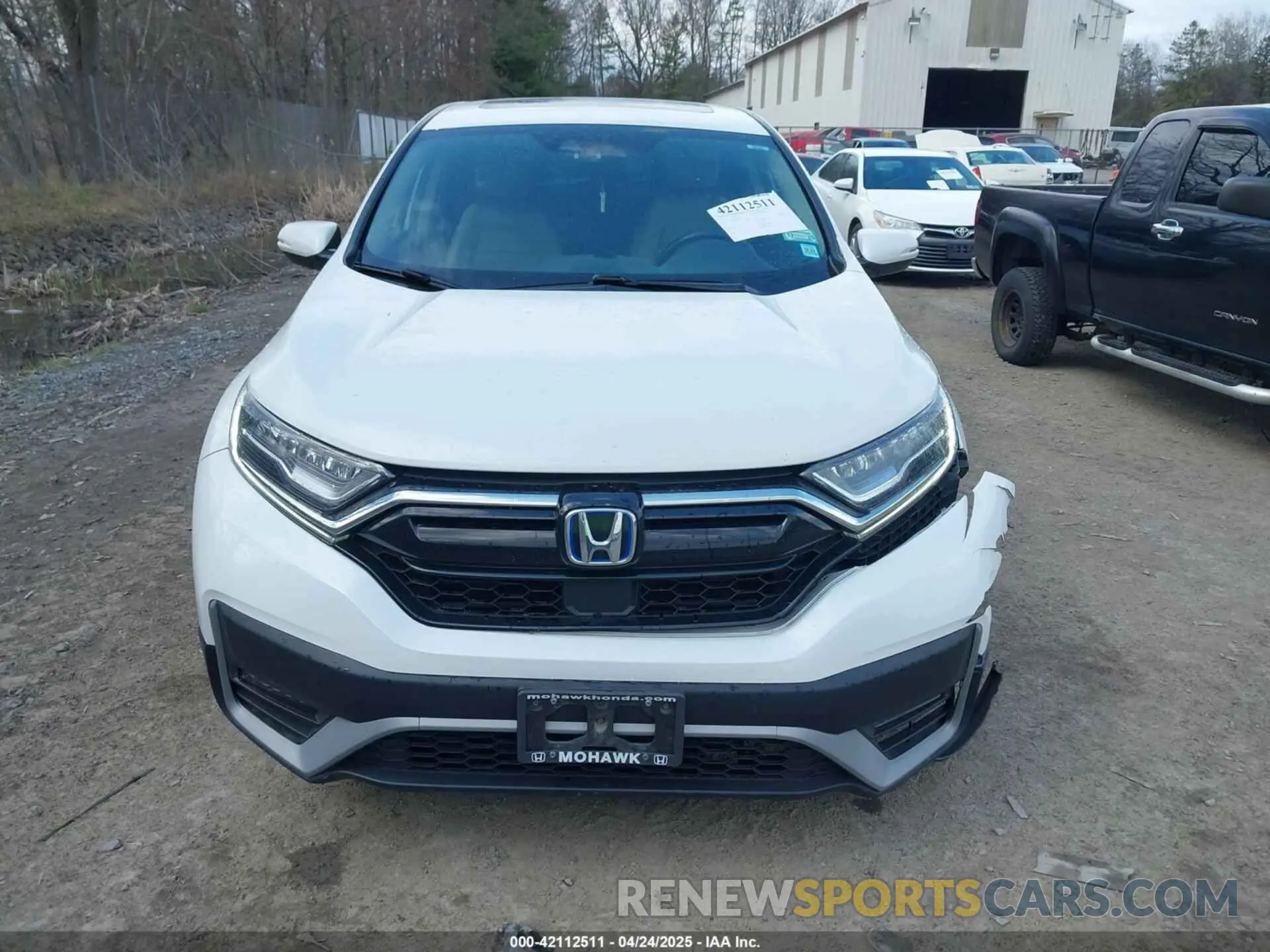12 Photograph of a damaged car 5J6RT6H80NL002696 HONDA CR-V HYBRID 2022