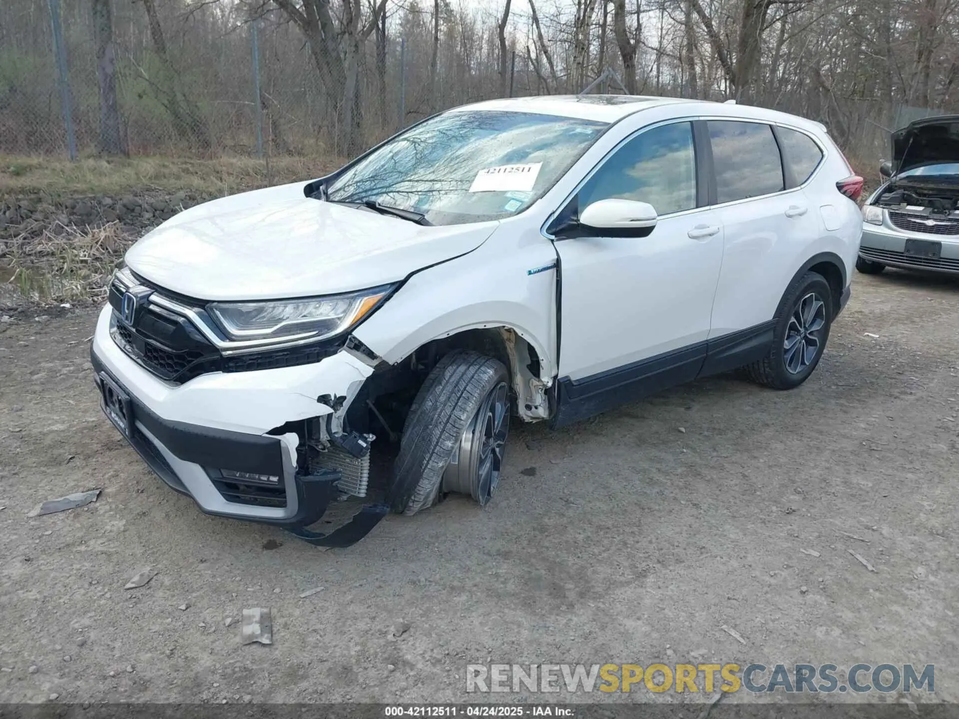 2 Photograph of a damaged car 5J6RT6H80NL002696 HONDA CR-V HYBRID 2022