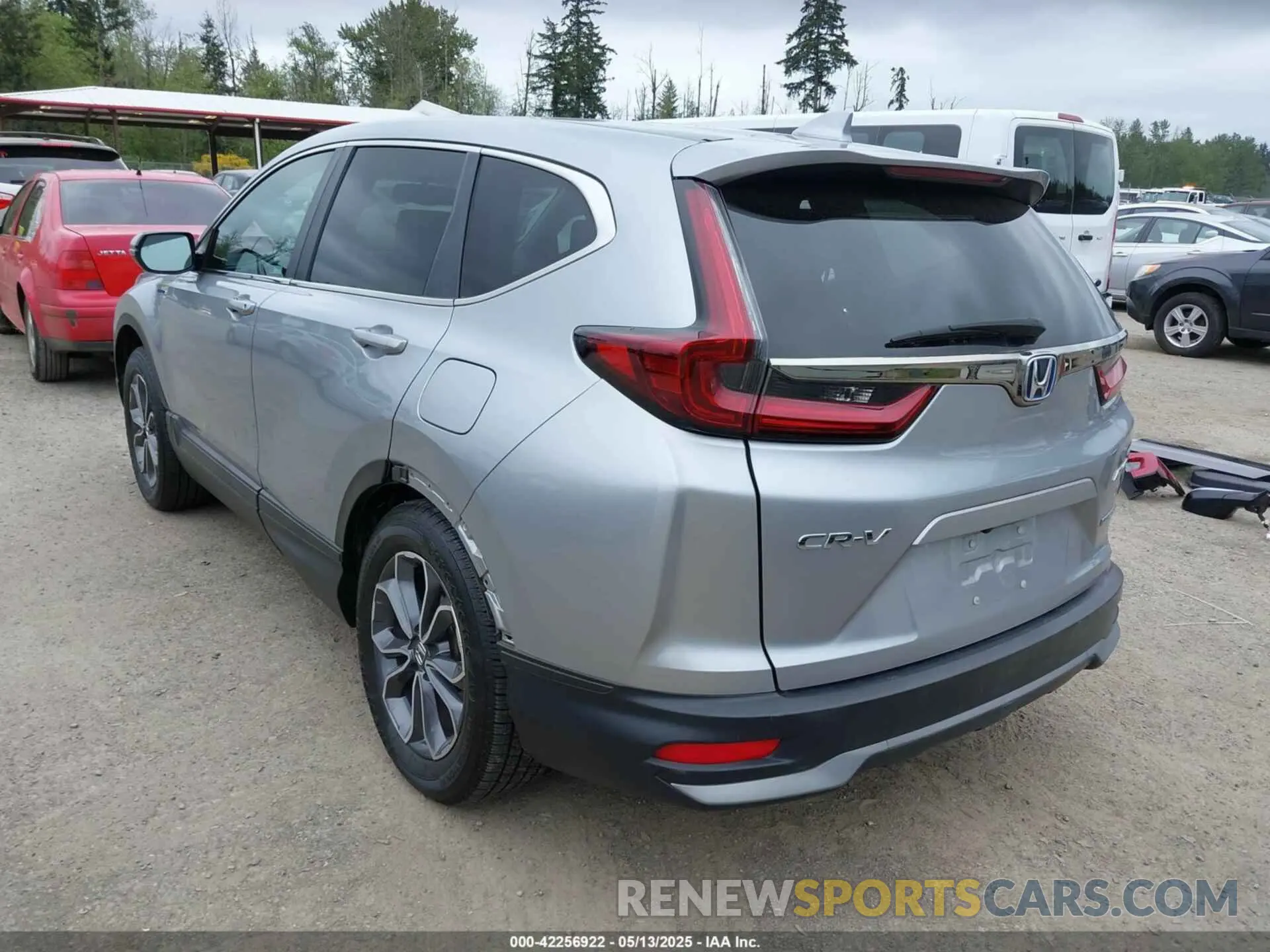 3 Photograph of a damaged car 5J6RT6H83NL054887 HONDA CR-V HYBRID 2022
