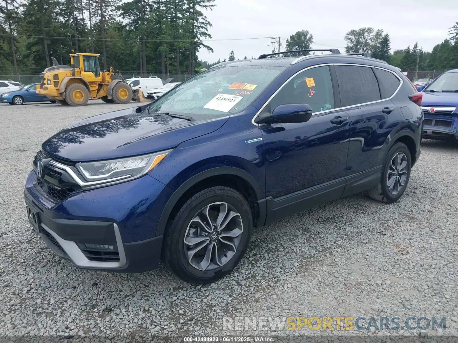 2 Photograph of a damaged car 5J6RT6H84NL024605 HONDA CR-V HYBRID 2022