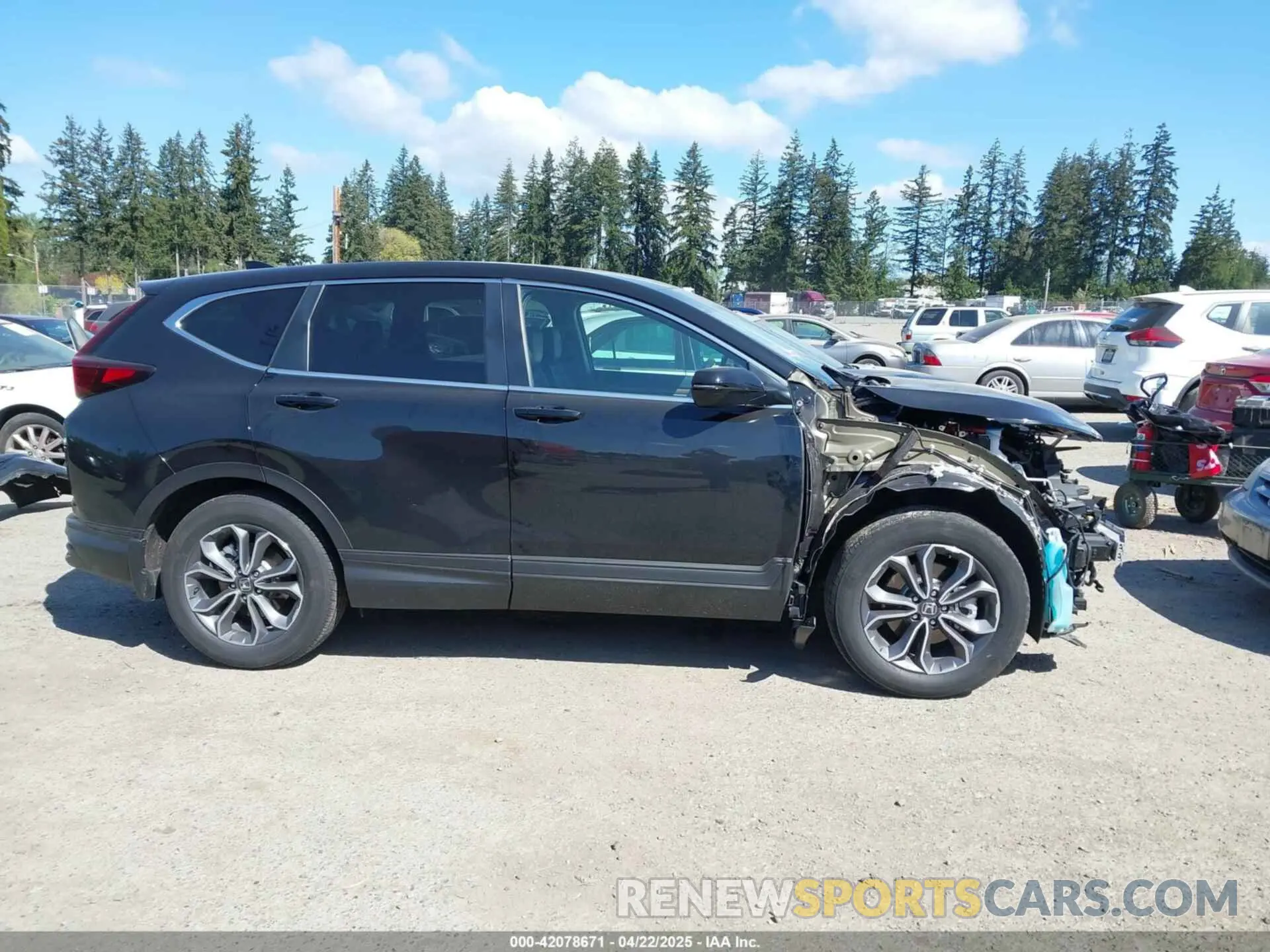 14 Photograph of a damaged car 5J6RT6H86NL032852 HONDA CR-V HYBRID 2022