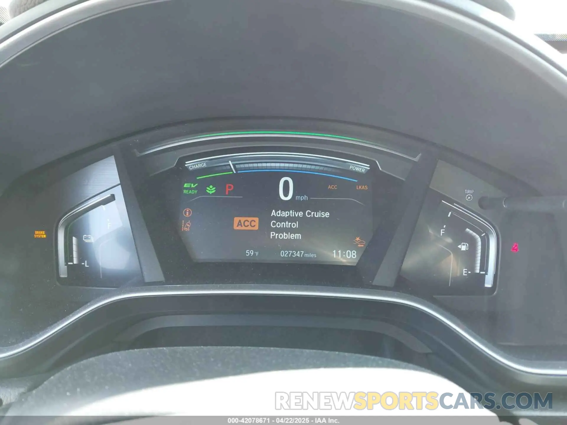 7 Photograph of a damaged car 5J6RT6H86NL032852 HONDA CR-V HYBRID 2022