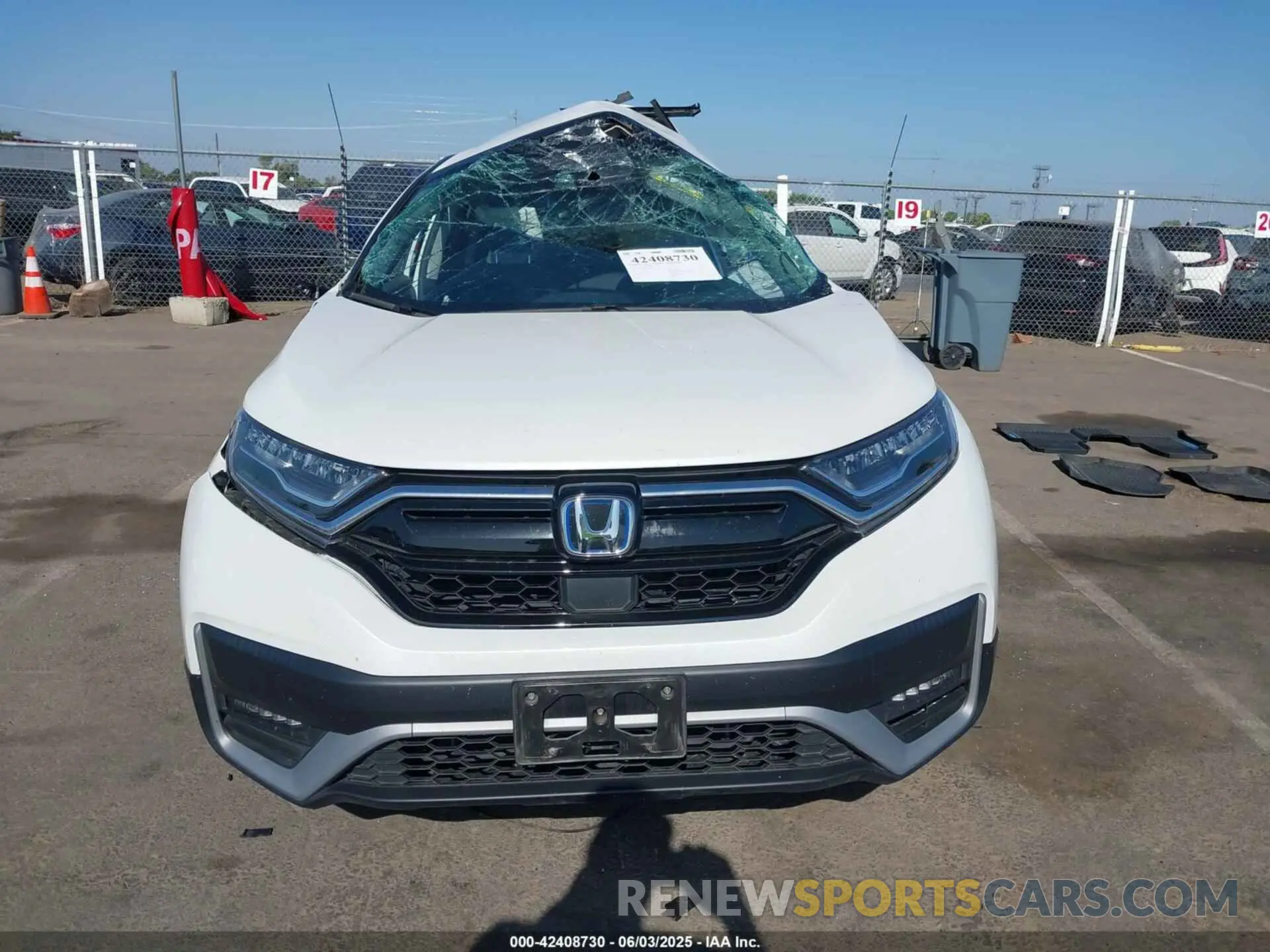 13 Photograph of a damaged car 5J6RT6H87NL041320 HONDA CR-V HYBRID 2022