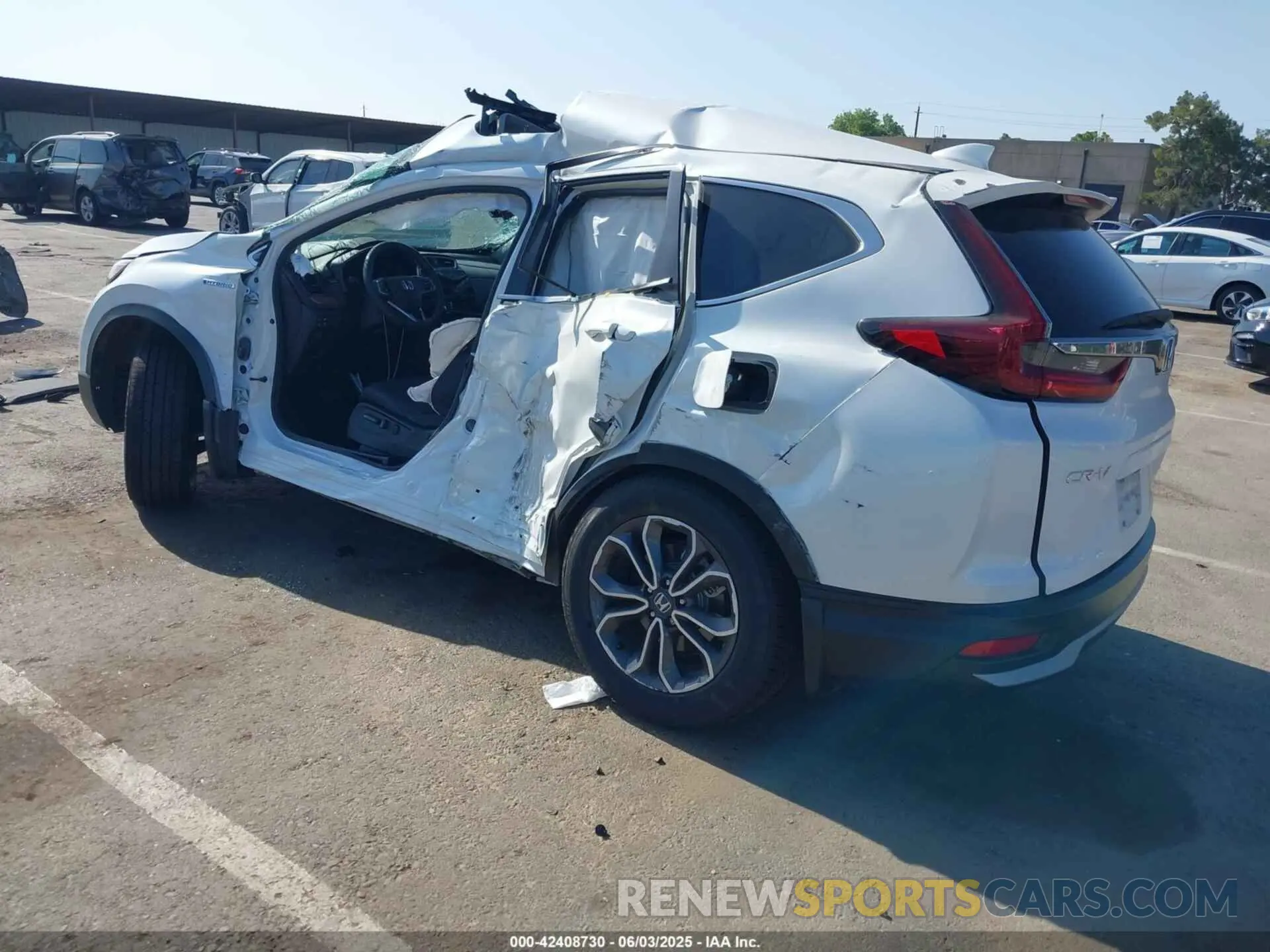 3 Photograph of a damaged car 5J6RT6H87NL041320 HONDA CR-V HYBRID 2022