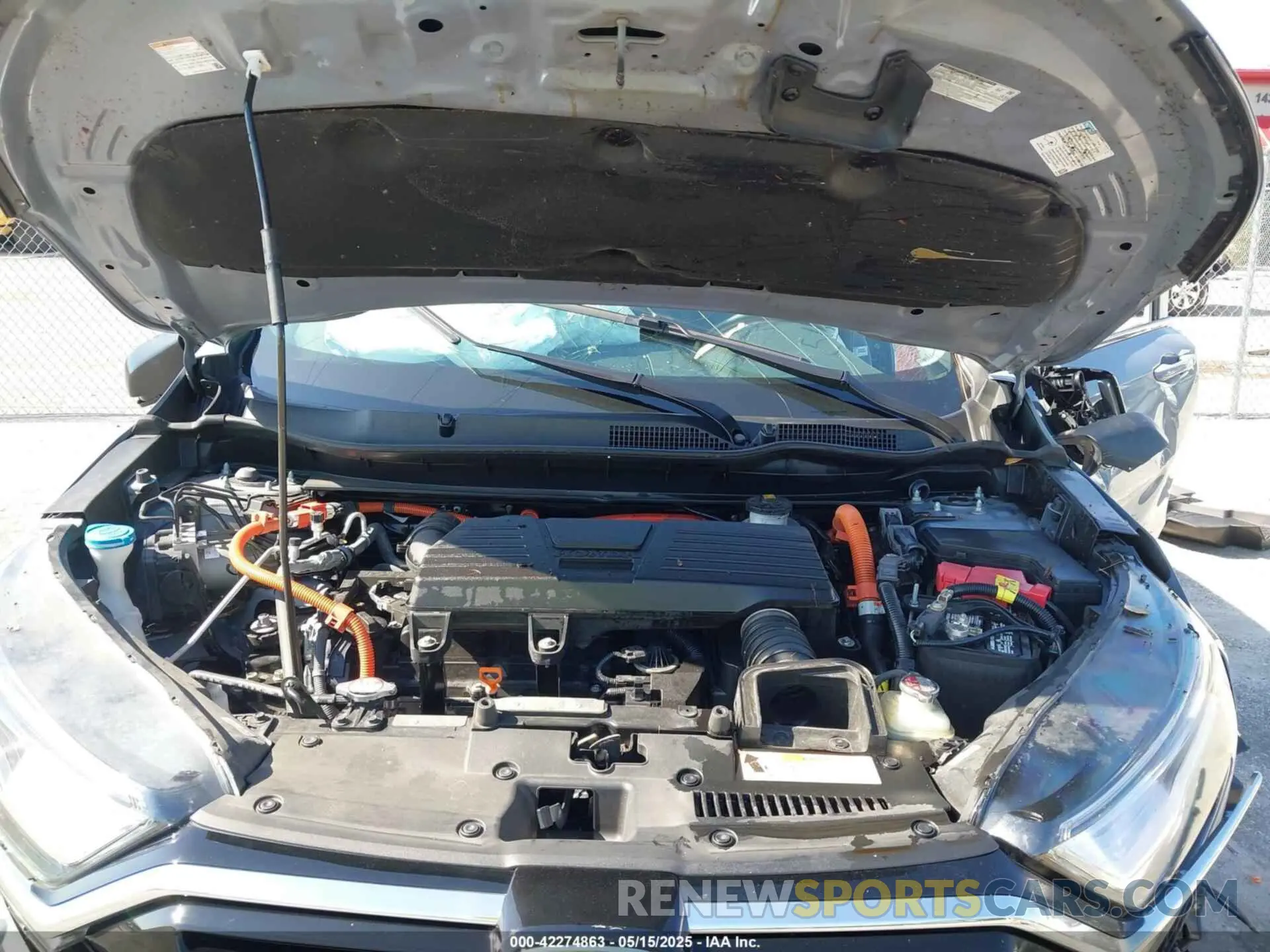 10 Photograph of a damaged car 5J6RT6H91NL014087 HONDA CR-V HYBRID 2022