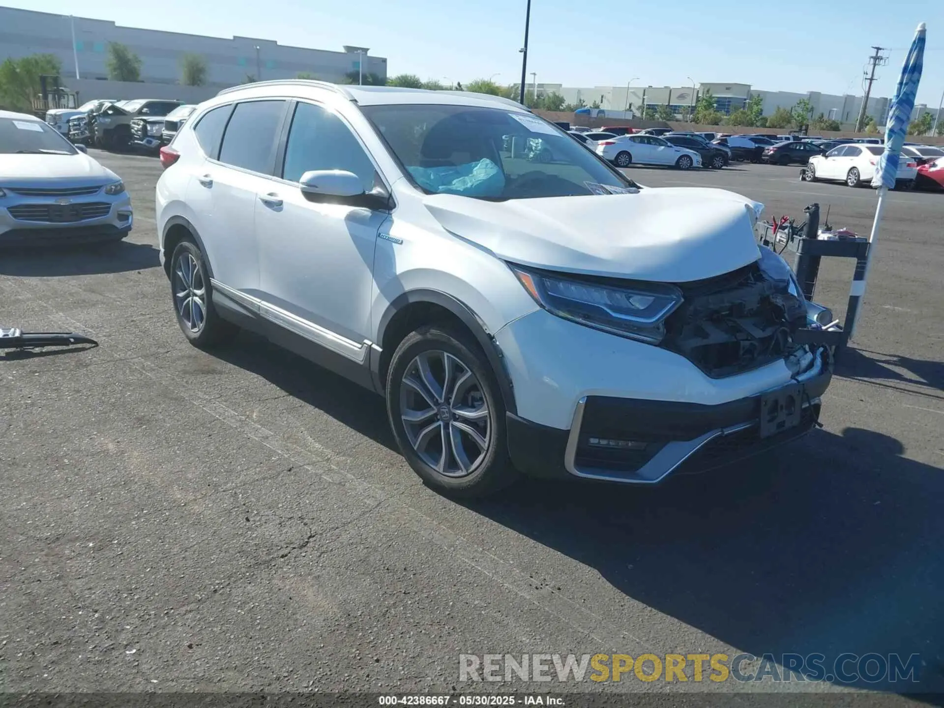 14 Photograph of a damaged car 5J6RT6H92NL003437 HONDA CR-V HYBRID 2022