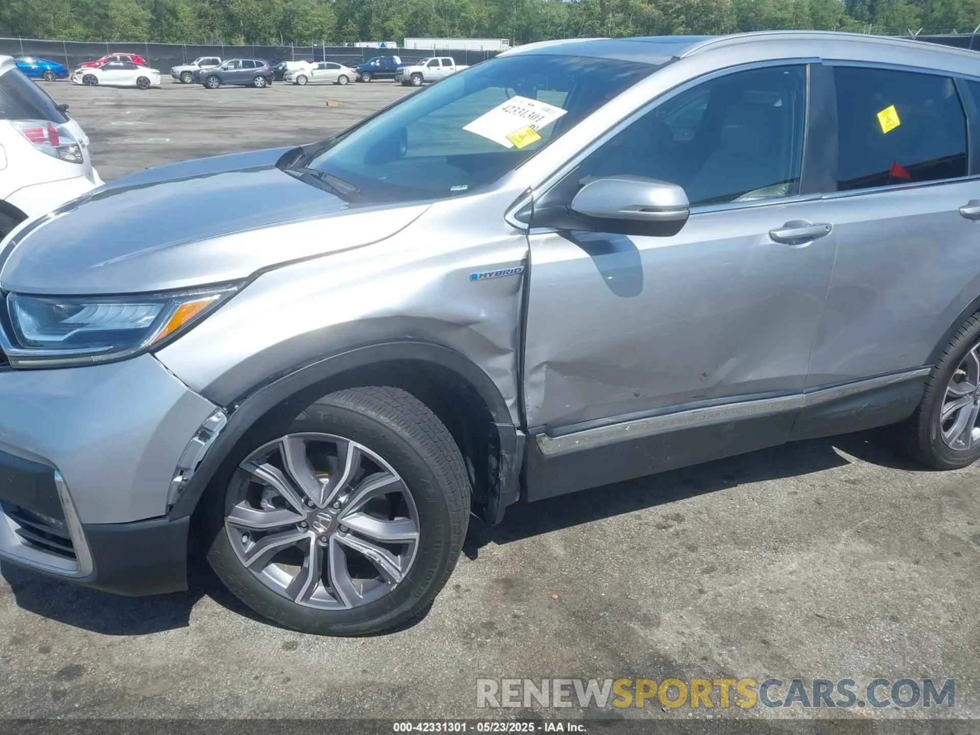 6 Photograph of a damaged car 5J6RT6H92NL004619 HONDA CR-V HYBRID 2022