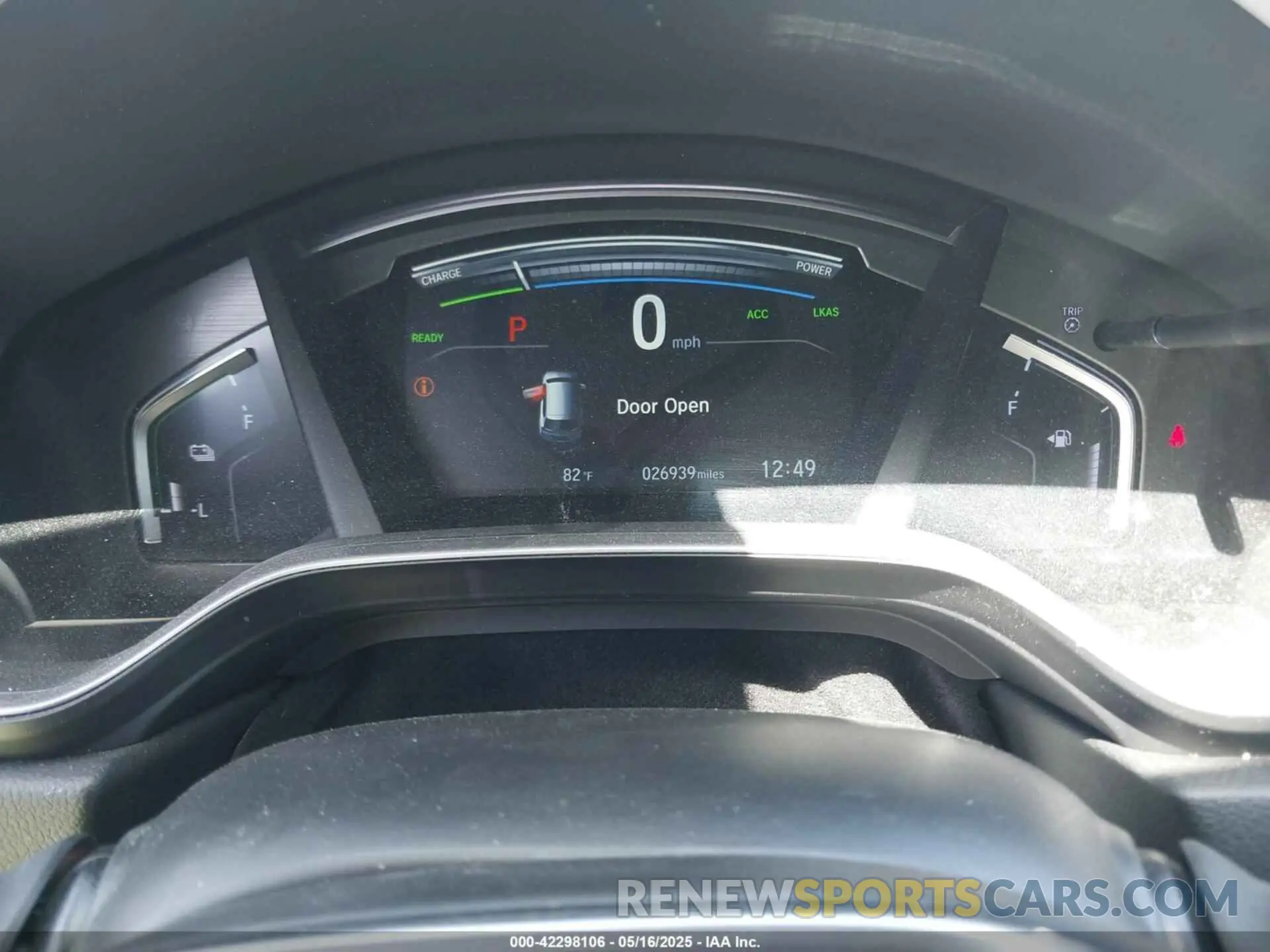 7 Photograph of a damaged car 5J6RT6H92NL025034 HONDA CR-V HYBRID 2022