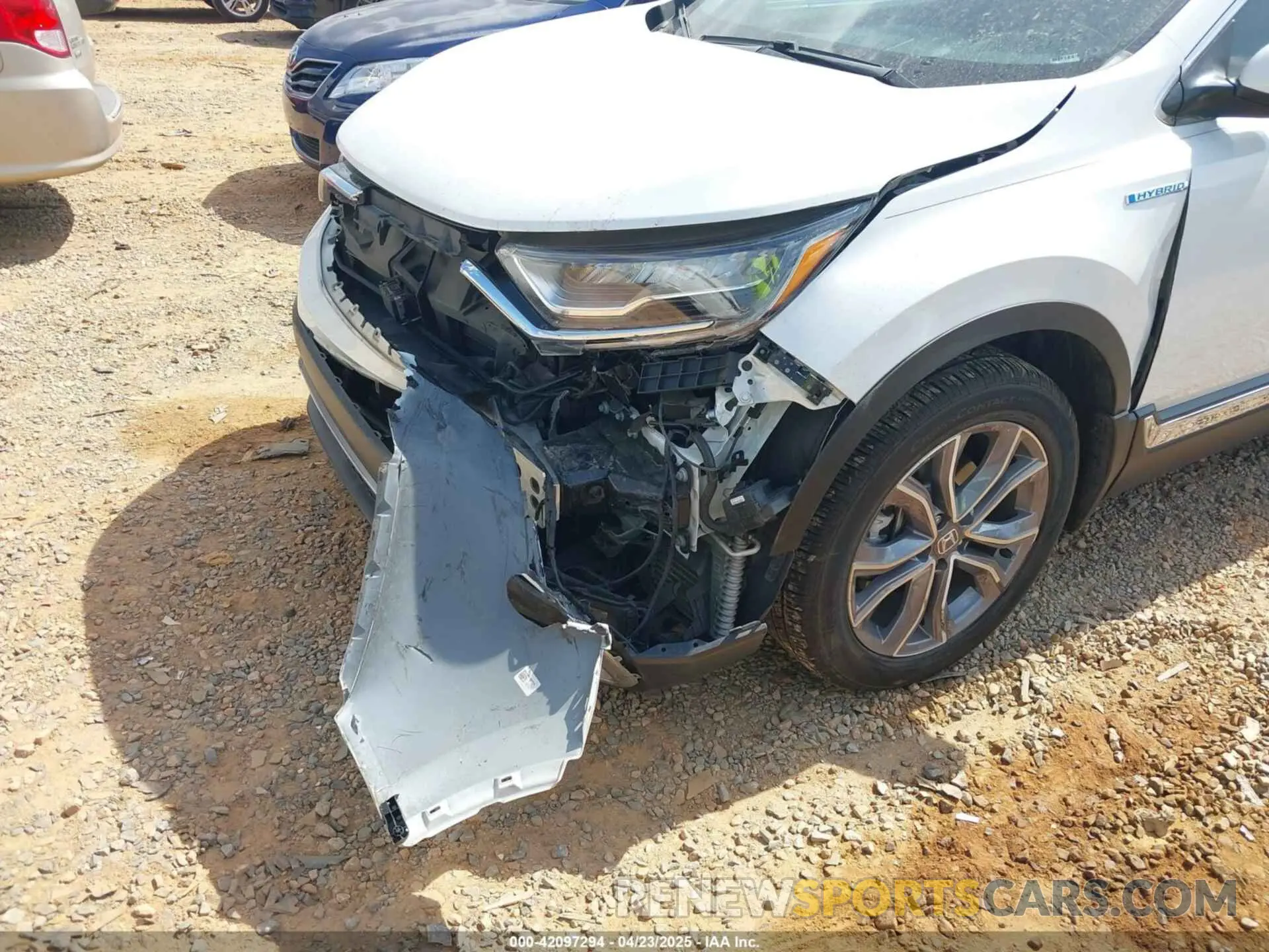 6 Photograph of a damaged car 5J6RT6H93NL038701 HONDA CR-V HYBRID 2022