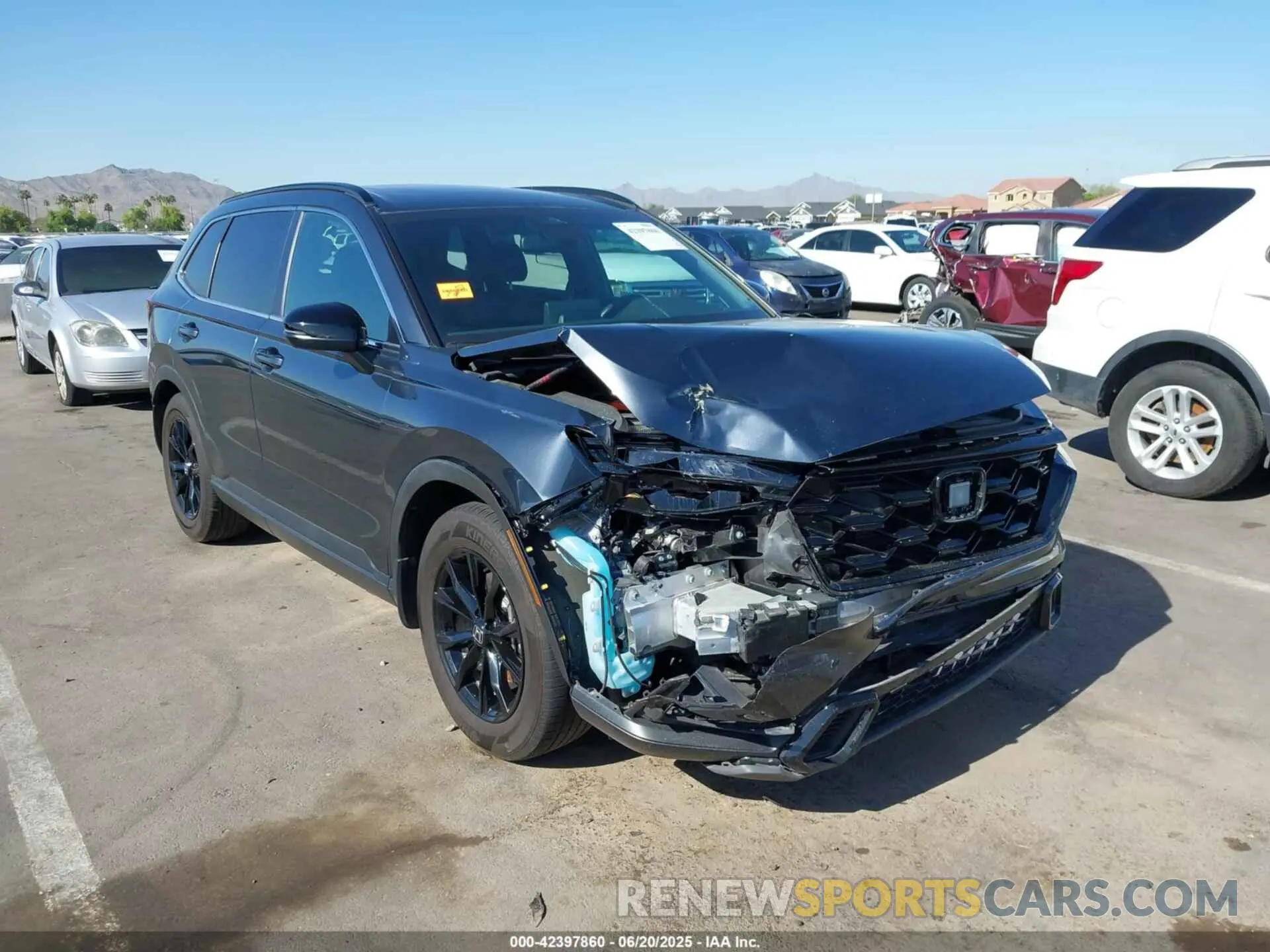 6 Photograph of a damaged car 2HKRS5H54PH710160 HONDA CR-V HYBRID 2023