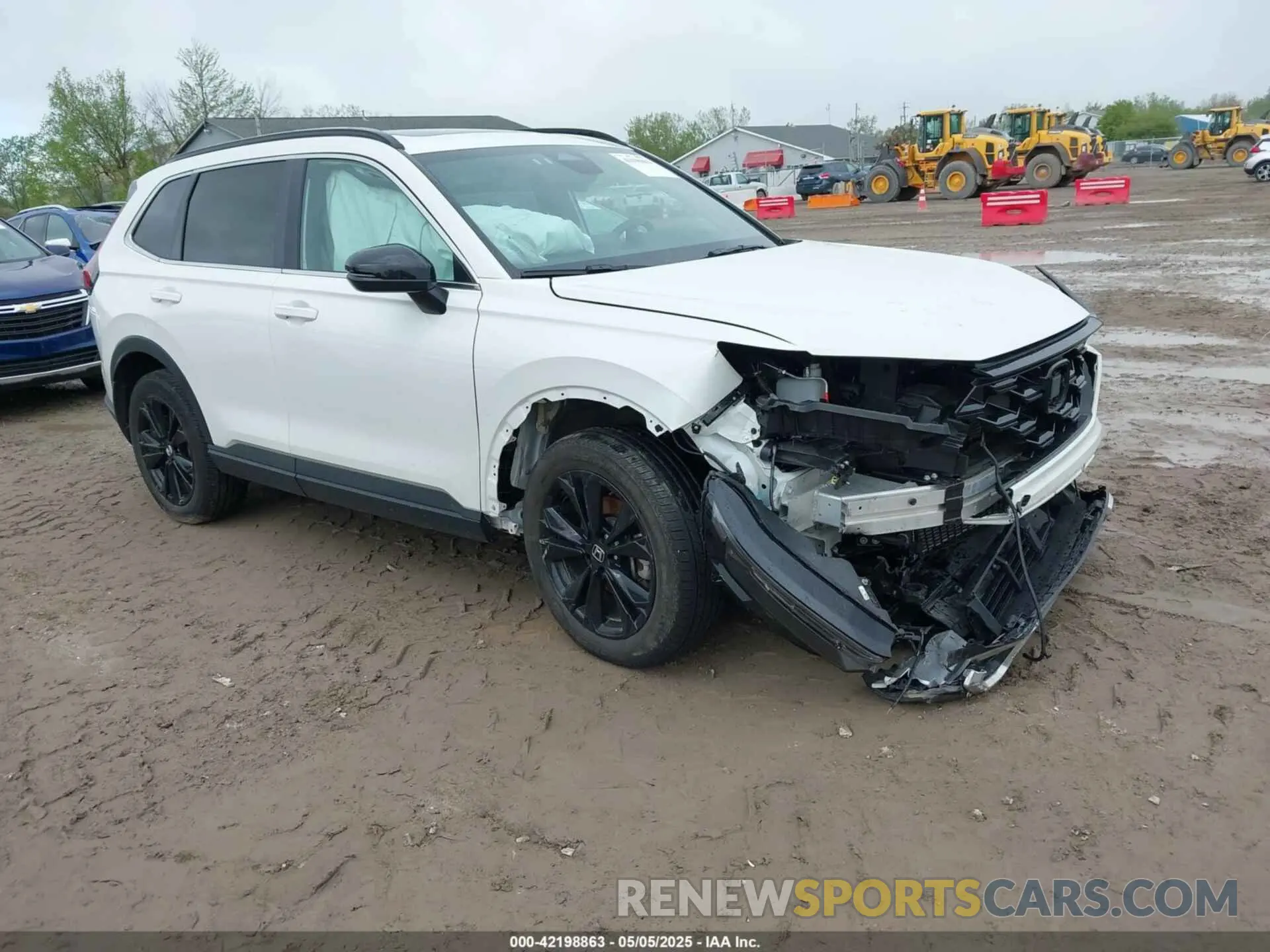 1 Photograph of a damaged car 2HKRS6H90PH804285 HONDA CR-V HYBRID 2023