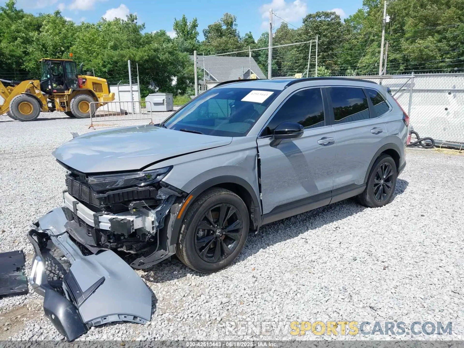 2 Photograph of a damaged car 2HKRS6H95PH800362 HONDA CR-V HYBRID 2023