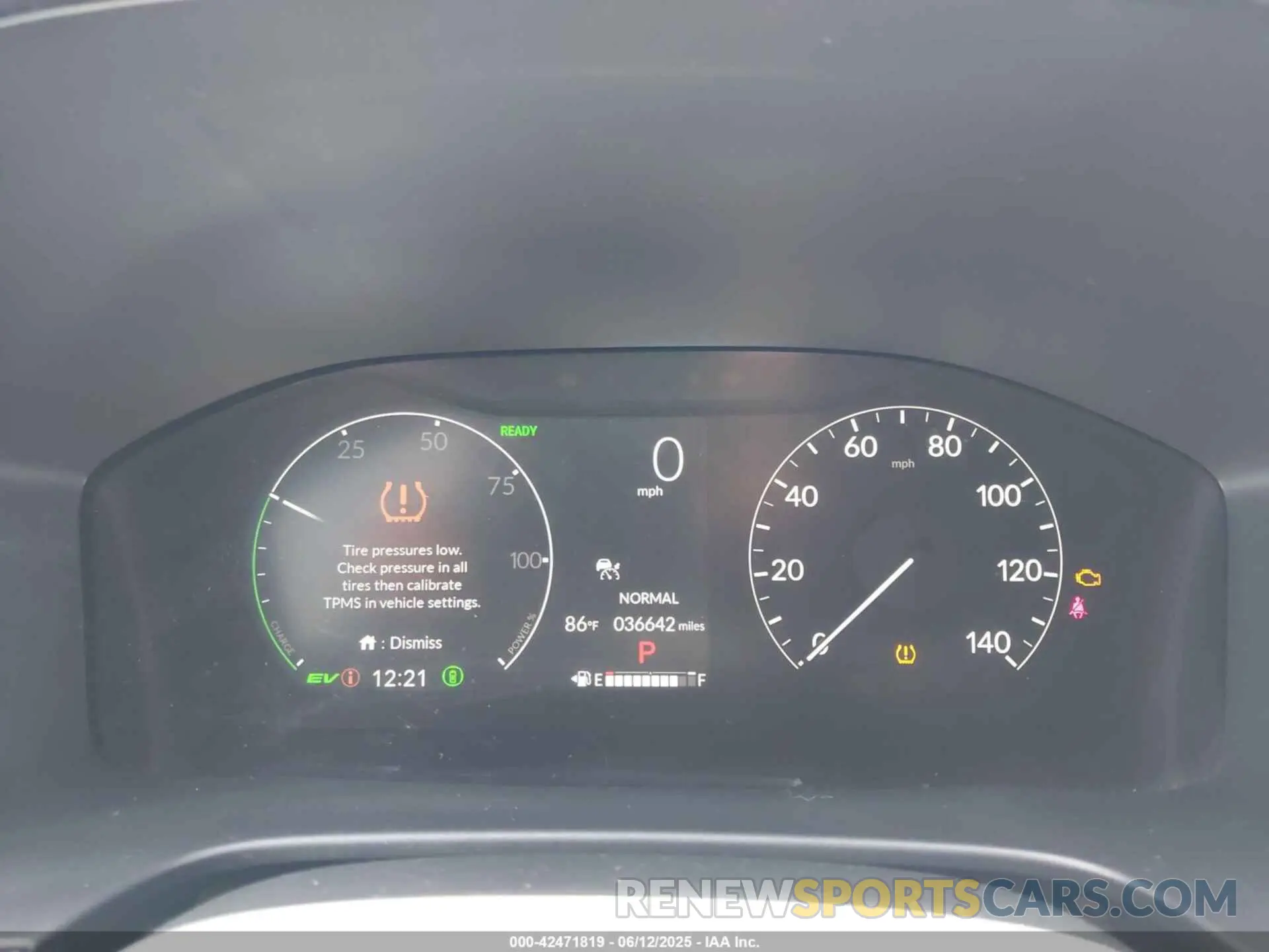 7 Photograph of a damaged car 7FARS5H54PE001747 HONDA CR-V HYBRID 2023