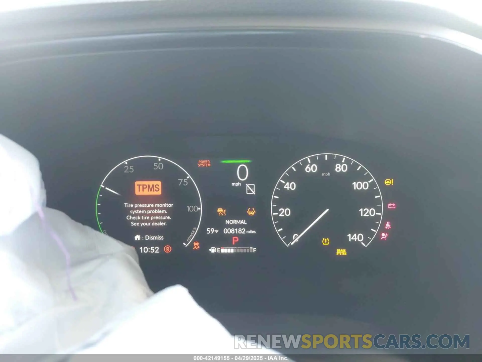 7 Photograph of a damaged car 7FARS5H57PE005114 HONDA CR-V HYBRID 2023