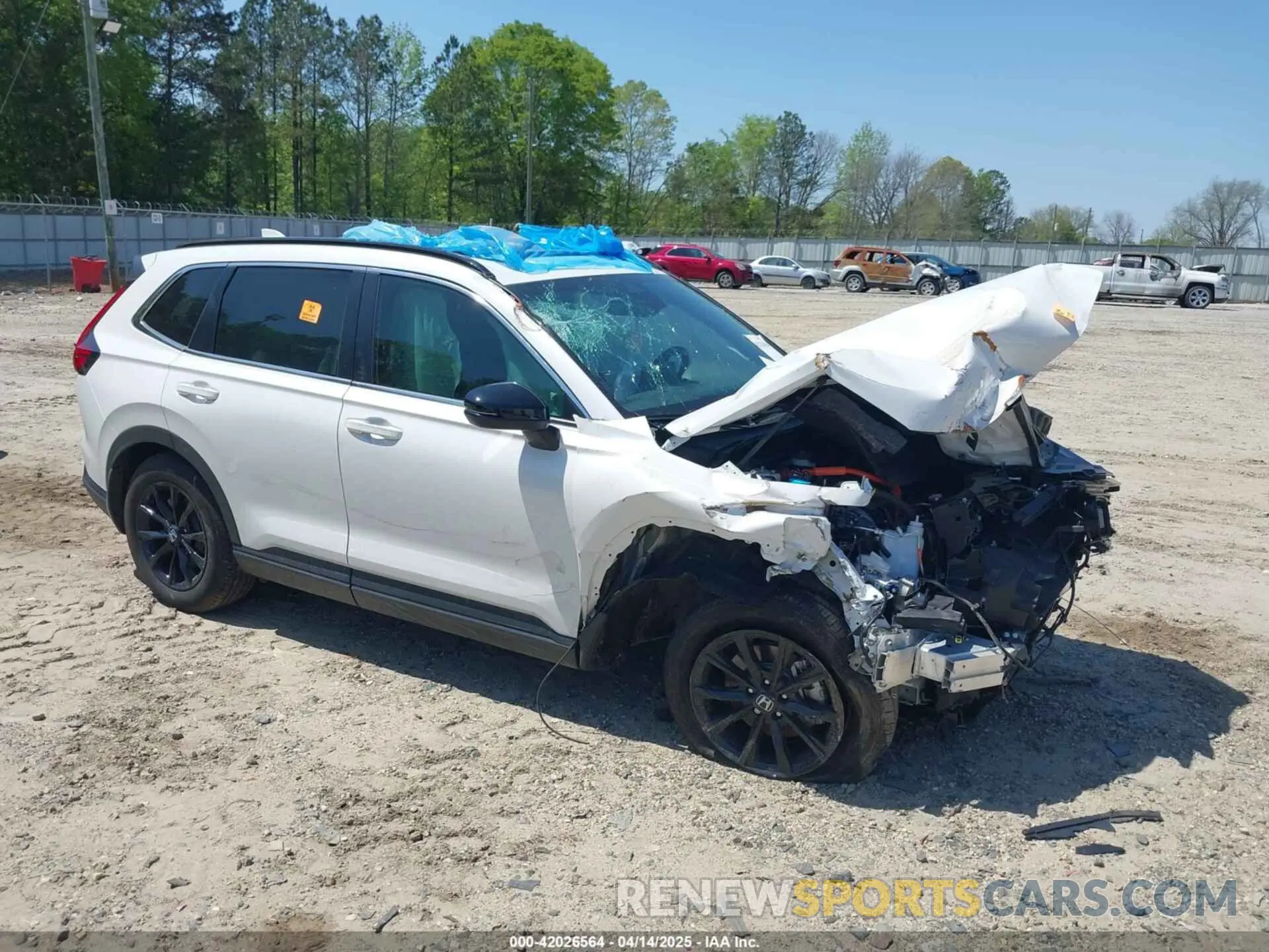 1 Photograph of a damaged car 5J6RS6H89RL036760 HONDA CR-V HYBRID 2024