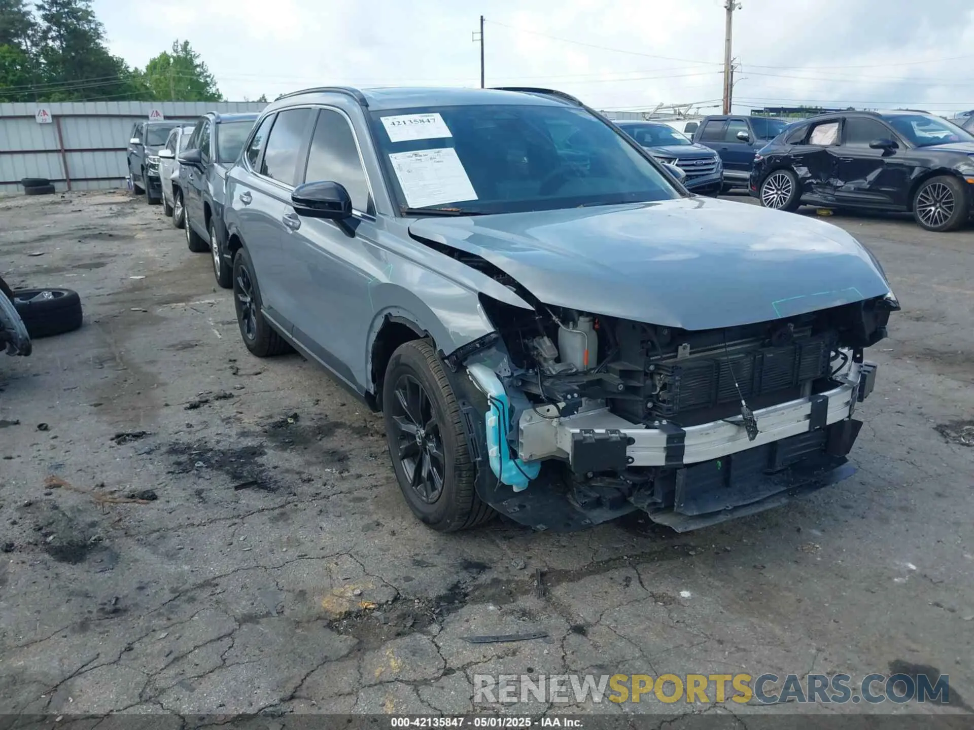 1 Photograph of a damaged car 7FARS6H87RE000014 HONDA CR-V HYBRID 2024