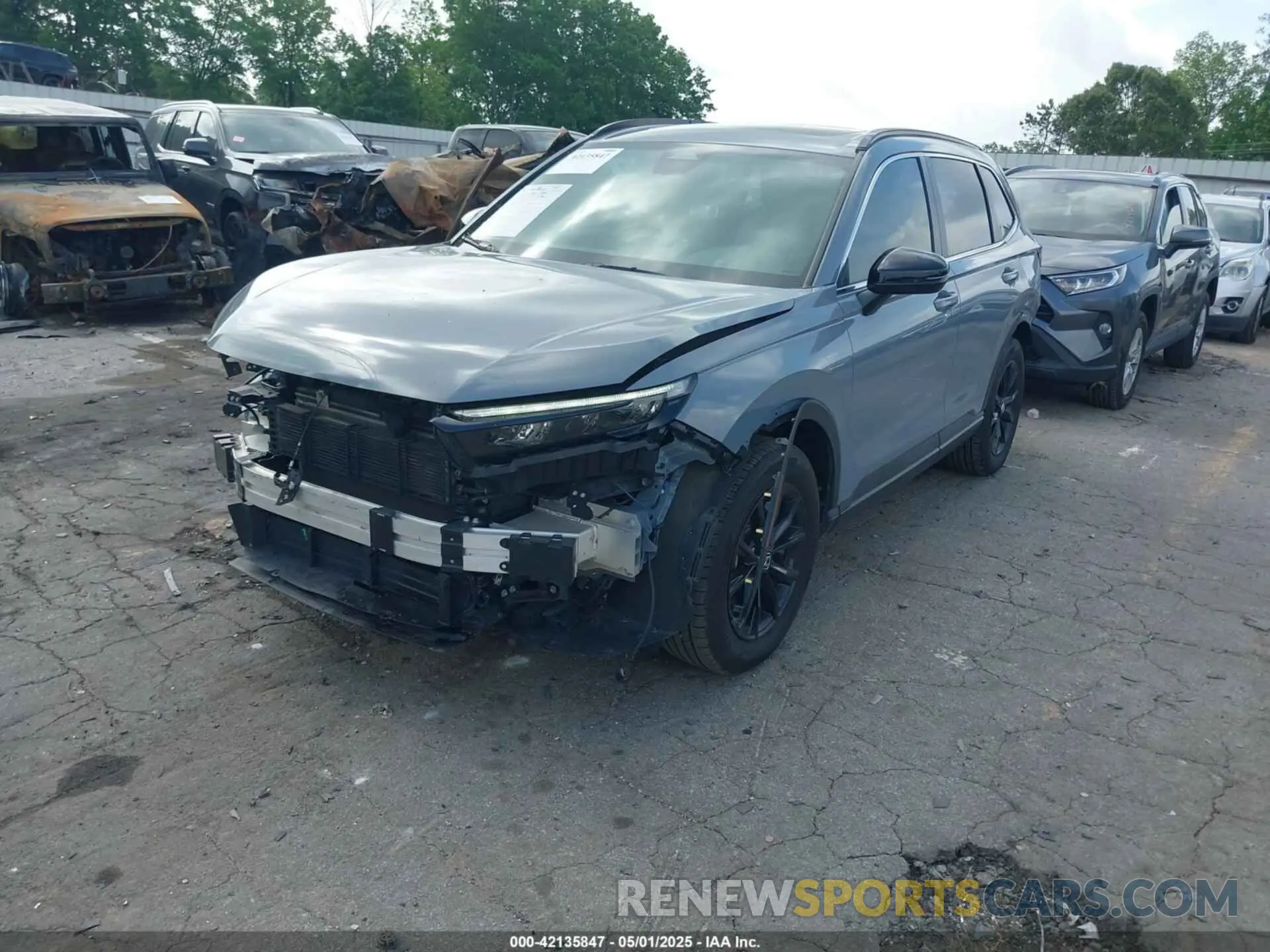 2 Photograph of a damaged car 7FARS6H87RE000014 HONDA CR-V HYBRID 2024