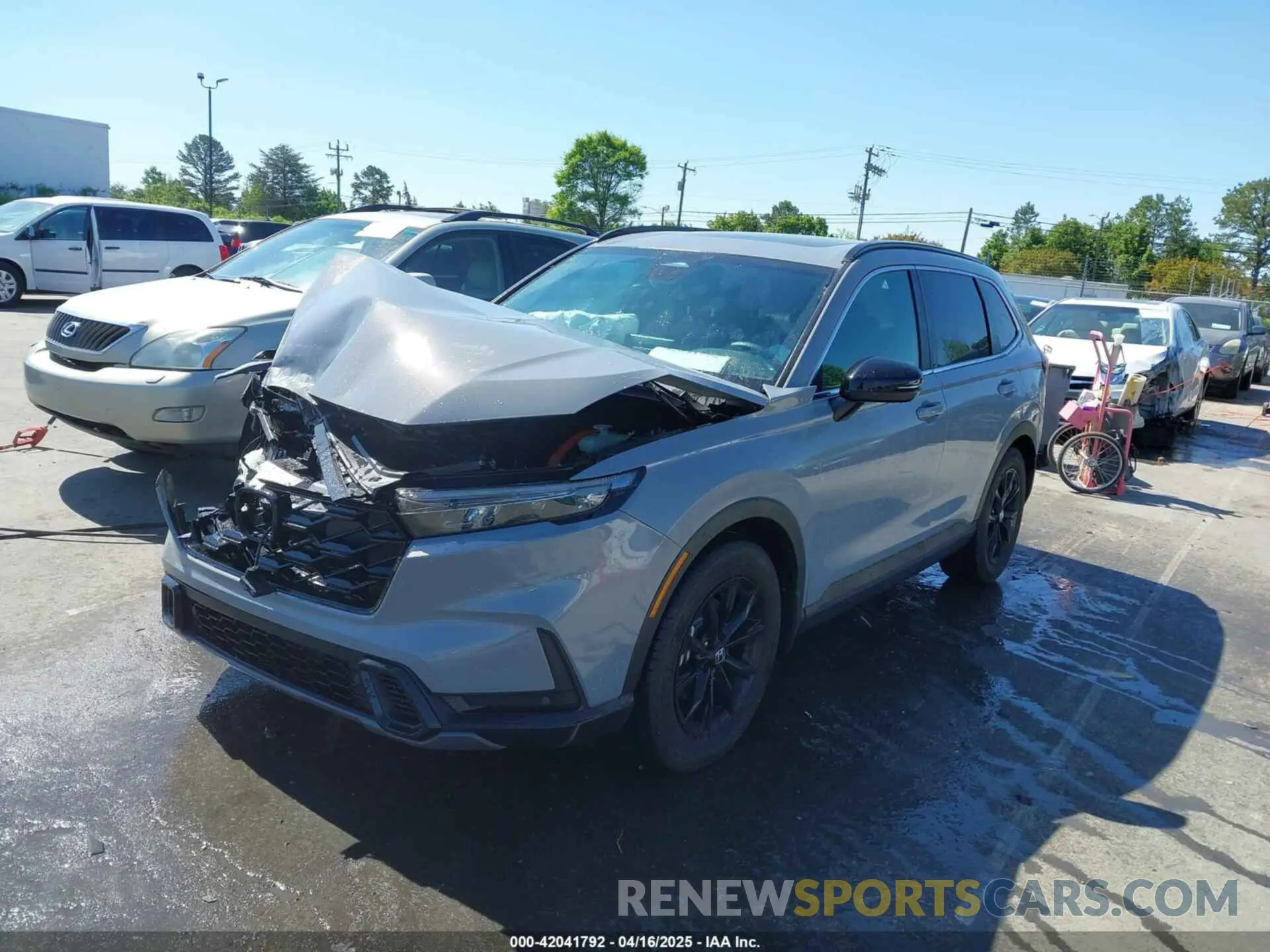 2 Photograph of a damaged car 5J6RS5H89SL003113 HONDA CR-V HYBRID 2025