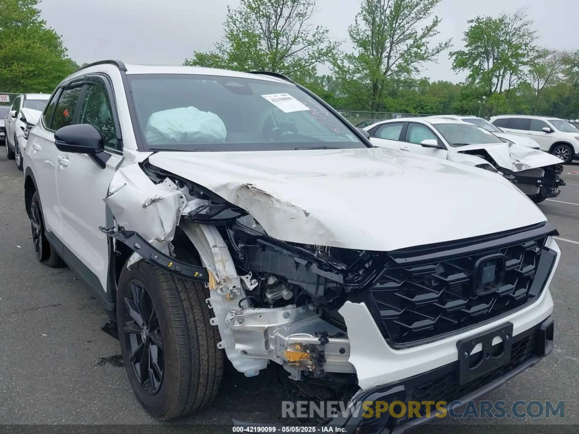1 Photograph of a damaged car 5J6RS6H59SL014933 HONDA CR-V HYBRID 2025