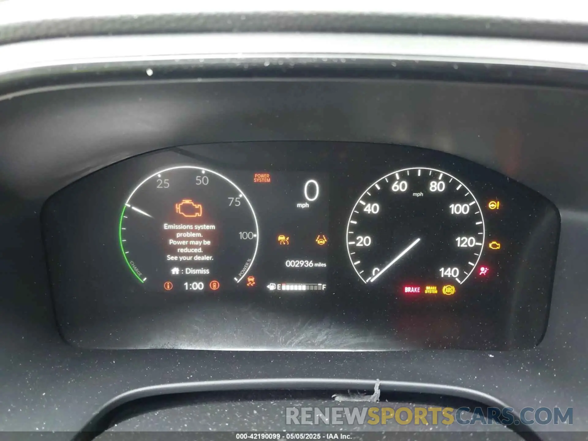 7 Photograph of a damaged car 5J6RS6H59SL014933 HONDA CR-V HYBRID 2025