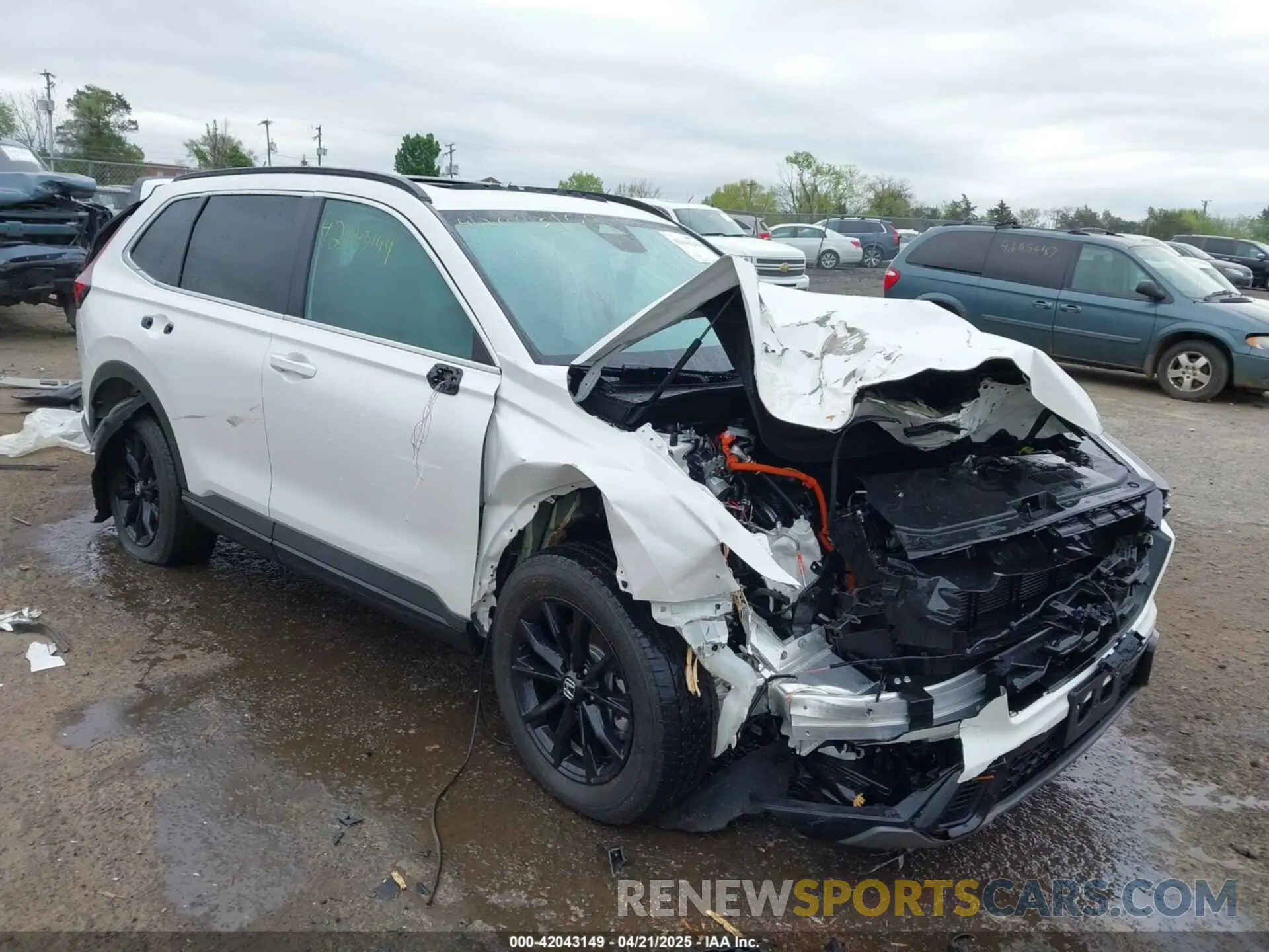 1 Photograph of a damaged car 5J6RS6H81SL004567 HONDA CR-V HYBRID 2025