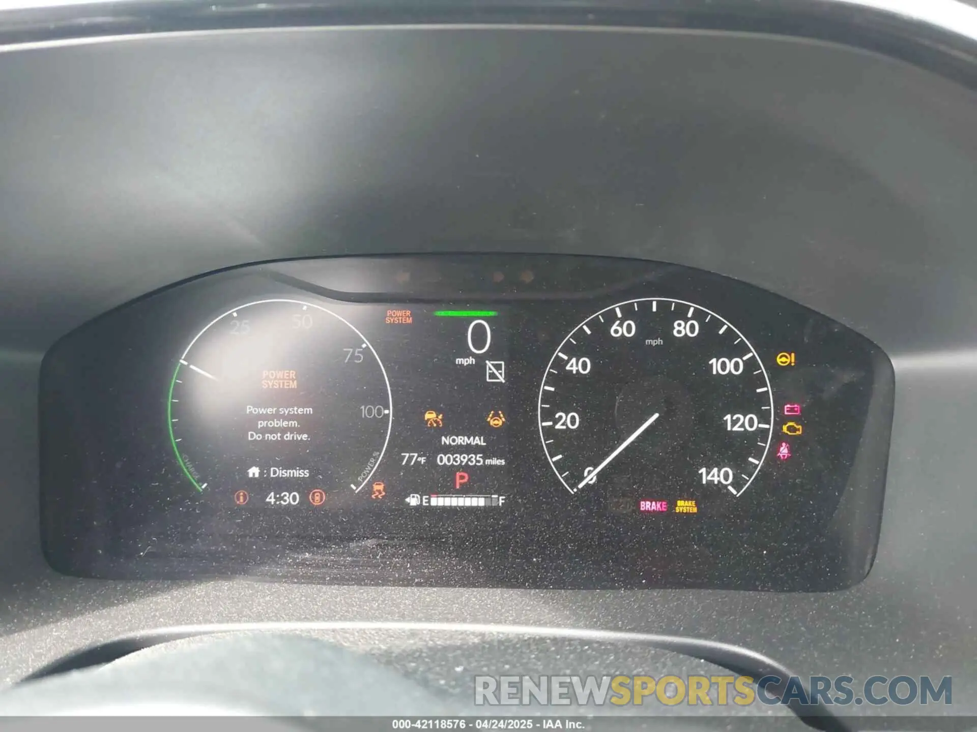 7 Photograph of a damaged car 5J6RS6H81SL028240 HONDA CR-V HYBRID 2025