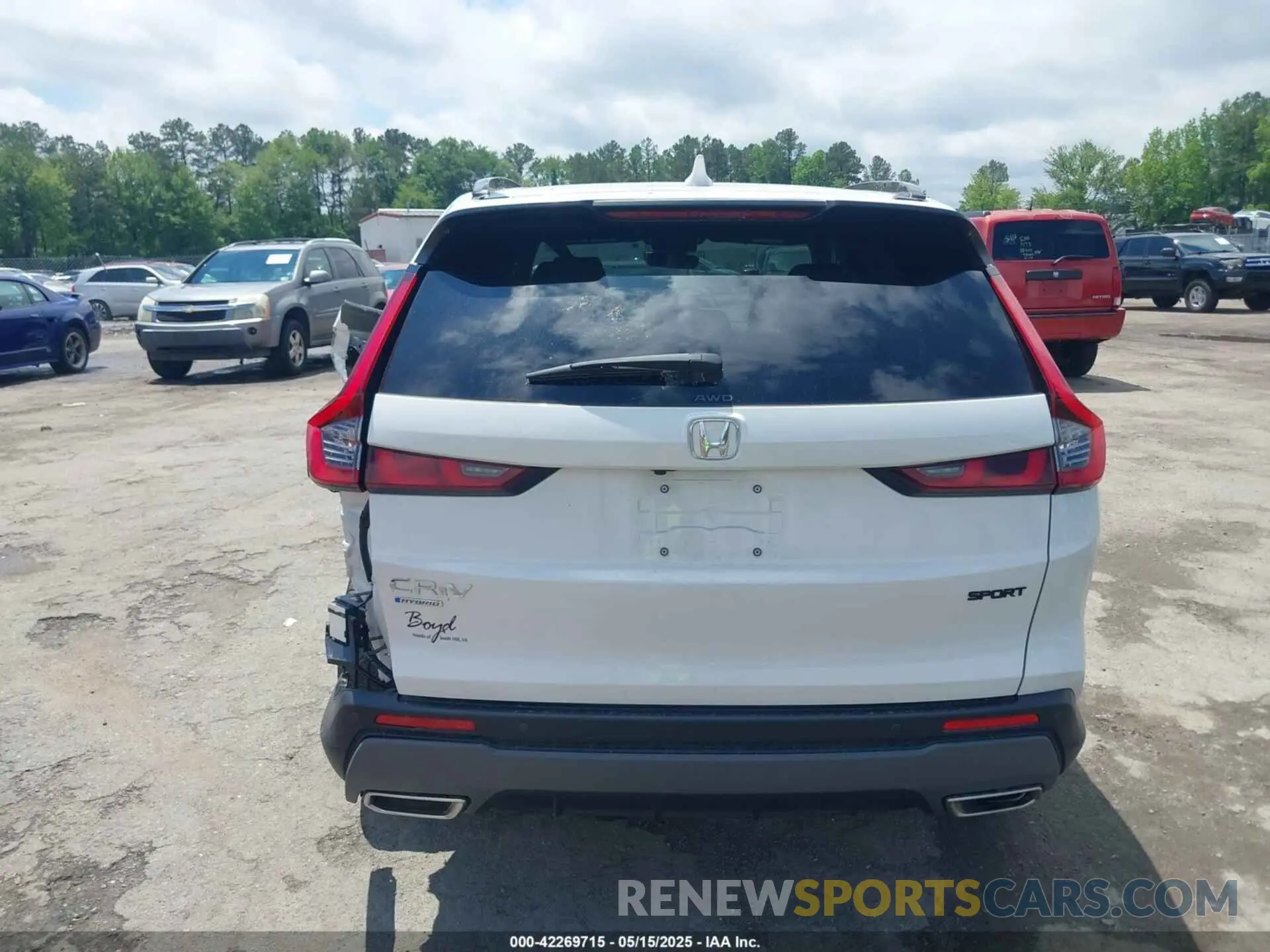 16 Photograph of a damaged car 5J6RS6H86SL021087 HONDA CR-V HYBRID 2025