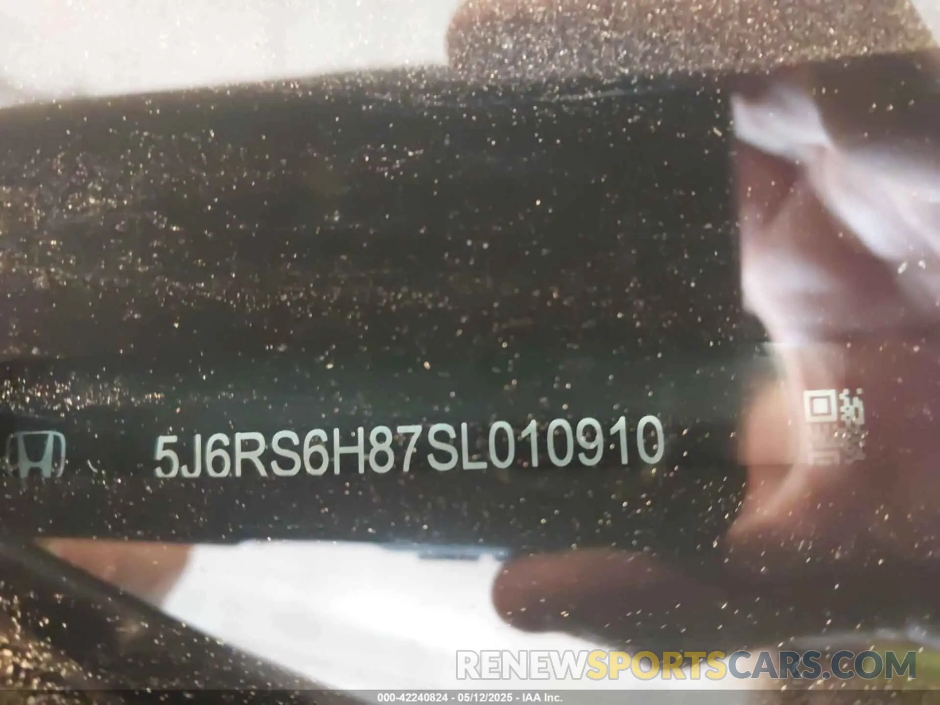 9 Photograph of a damaged car 5J6RS6H87SL010910 HONDA CR-V HYBRID 2025