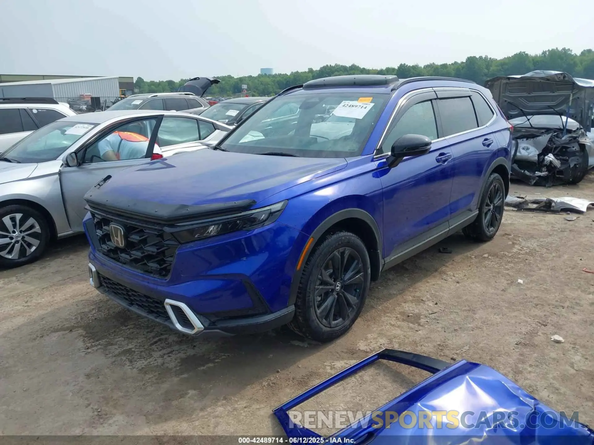 2 Photograph of a damaged car 5J6RS6H9XSL034644 HONDA CR-V HYBRID 2025