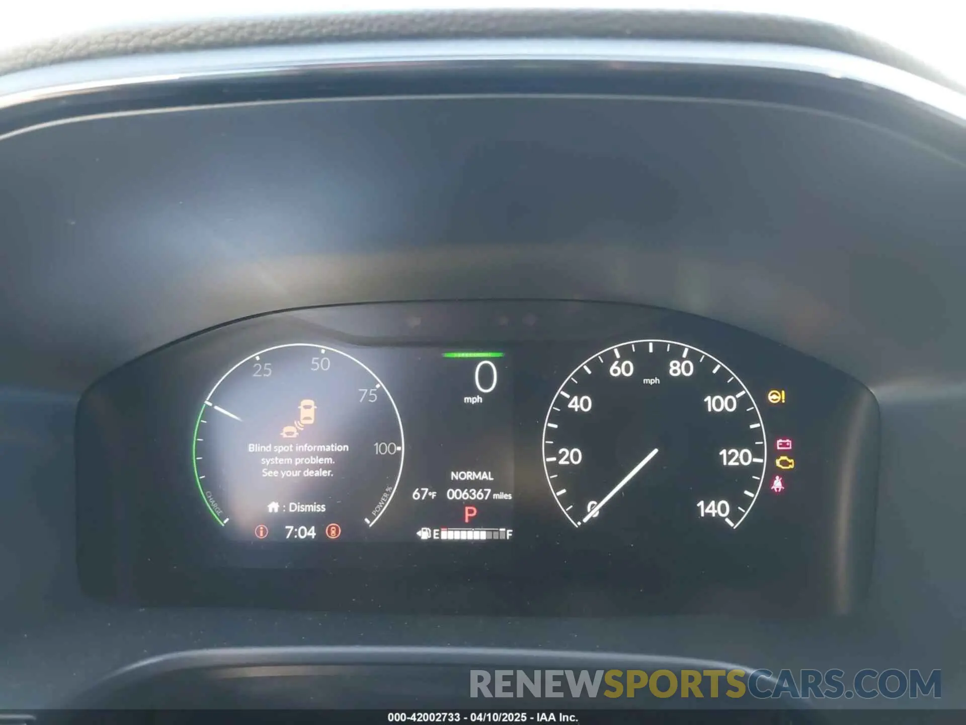 7 Photograph of a damaged car 7FARS5H54SE018198 HONDA CR-V HYBRID 2025