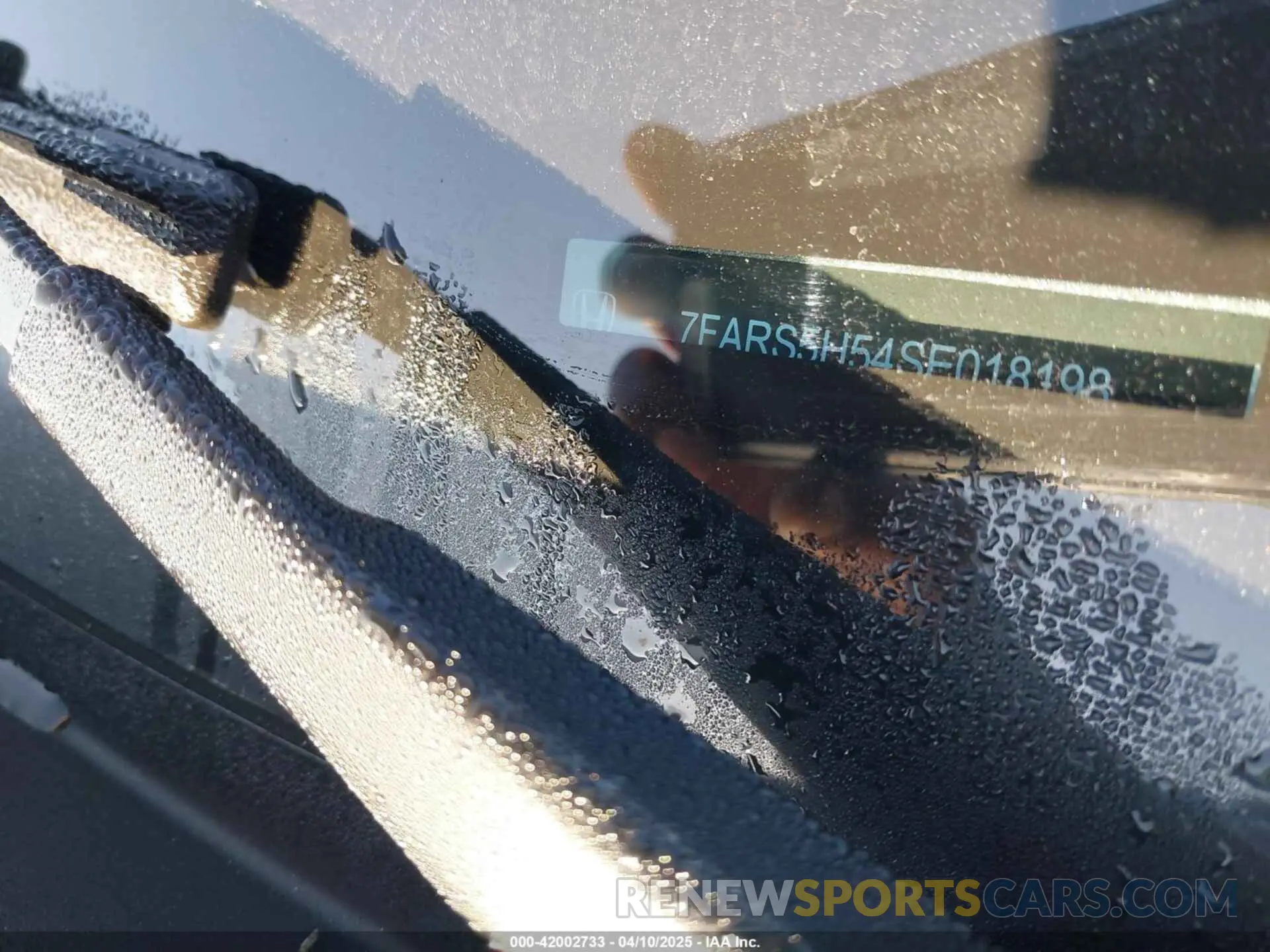 9 Photograph of a damaged car 7FARS5H54SE018198 HONDA CR-V HYBRID 2025