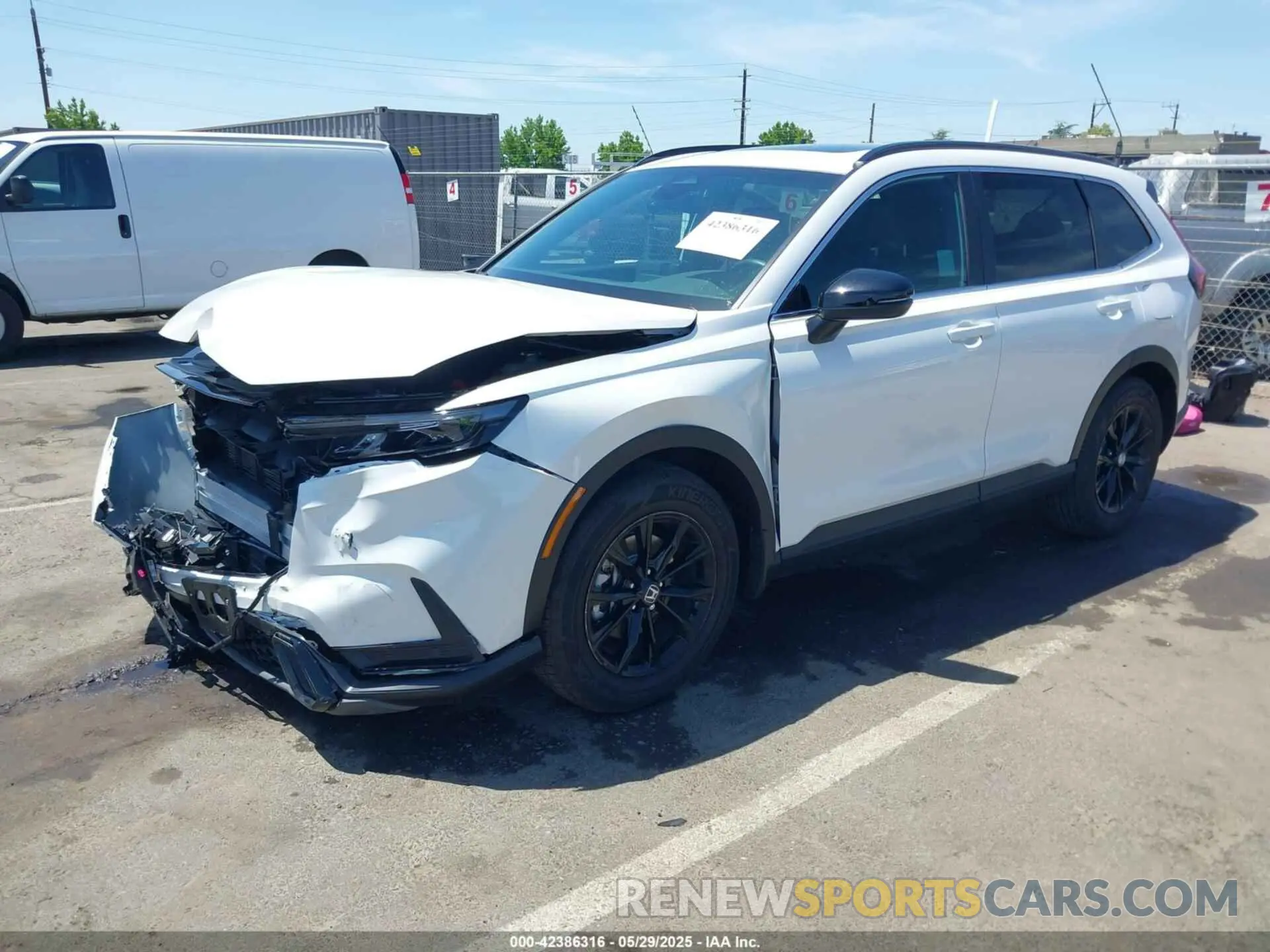 2 Photograph of a damaged car 7FARS5H81SE021568 HONDA CR-V HYBRID 2025