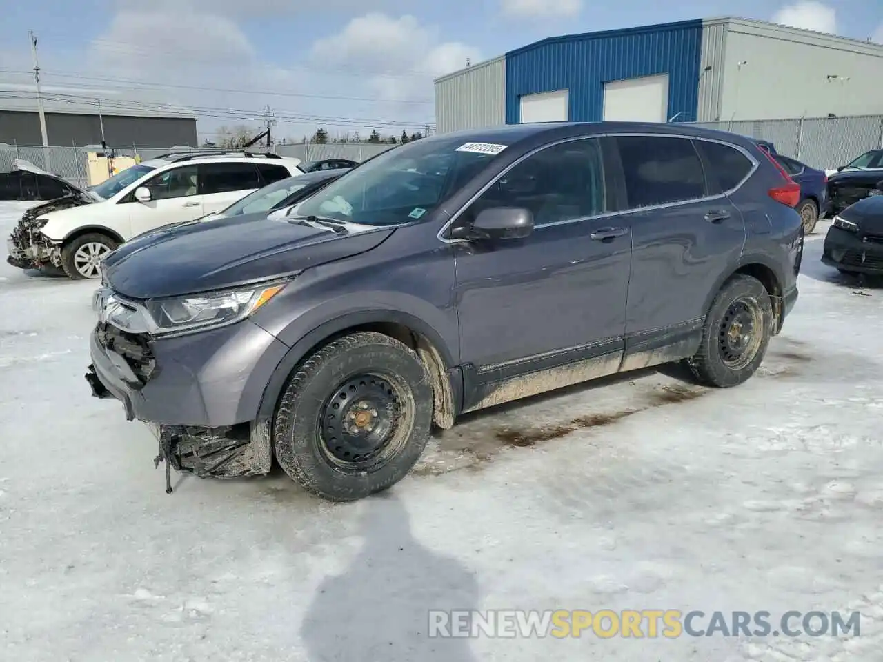 1 Photograph of a damaged car 2HKRW1H31KH003389 HONDA CRV 2019