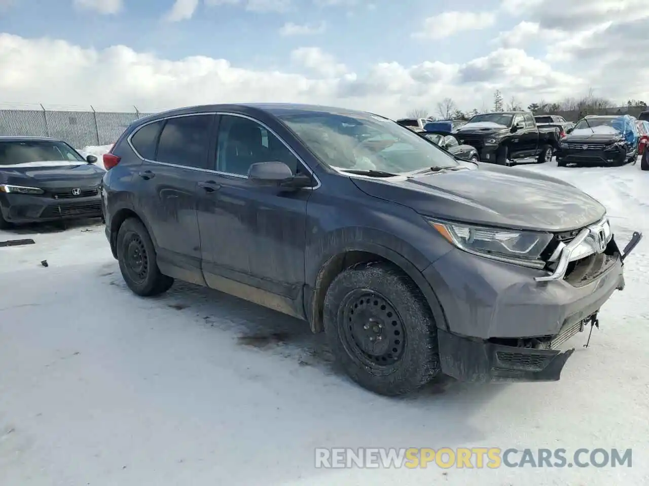 4 Photograph of a damaged car 2HKRW1H31KH003389 HONDA CRV 2019