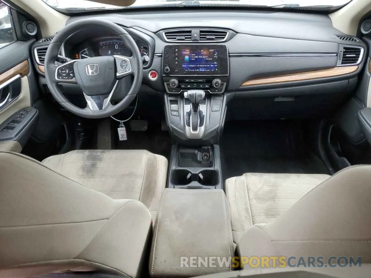 8 Photograph of a damaged car 2HKRW1H50KH502072 HONDA CRV 2019