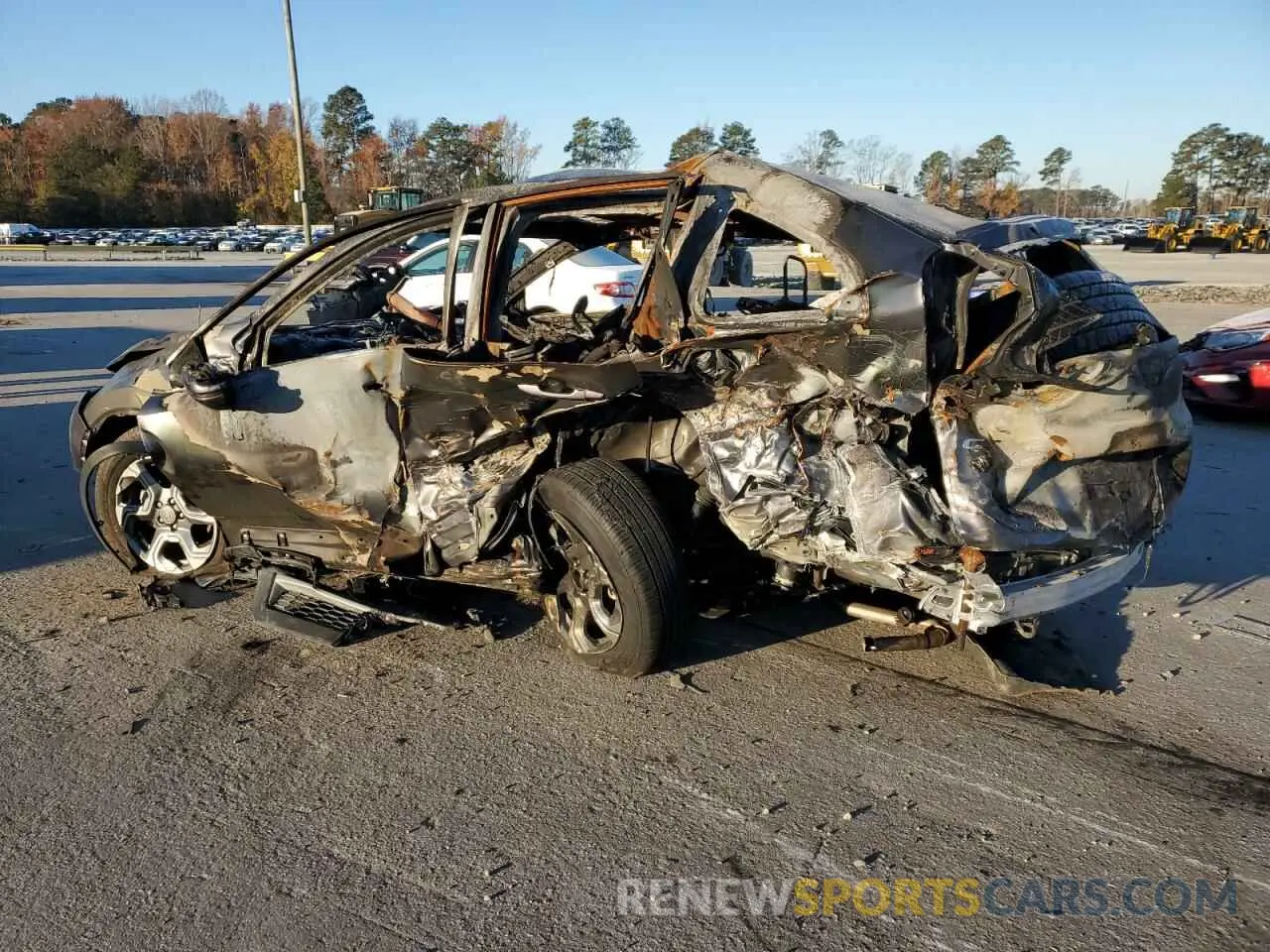 2 Photograph of a damaged car 2HKRW1H51KH506356 HONDA CRV 2019