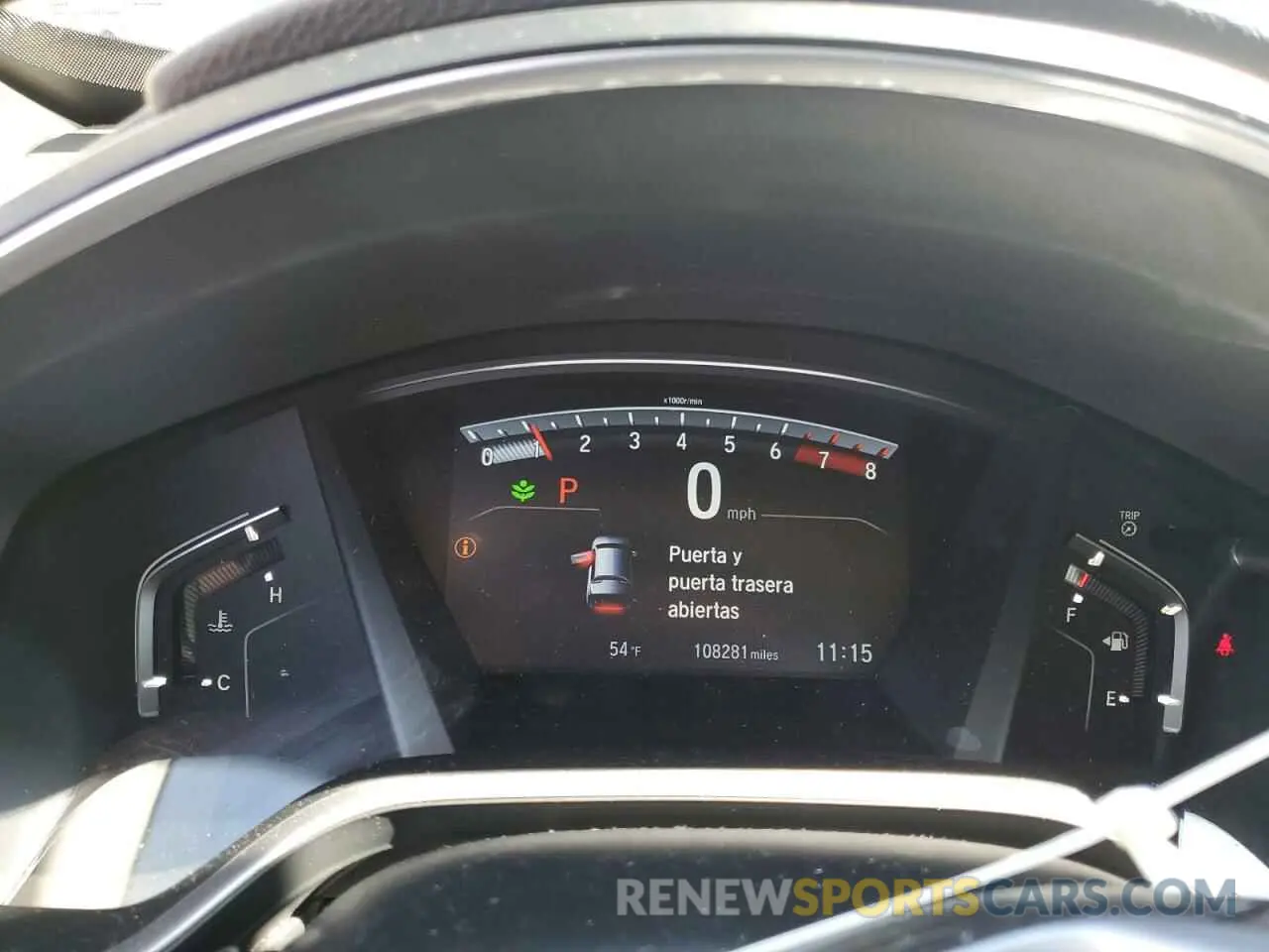 9 Photograph of a damaged car 2HKRW1H52KH505734 HONDA CRV 2019