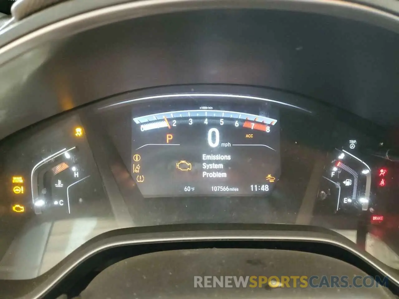 9 Photograph of a damaged car 2HKRW1H52KH512876 HONDA CRV 2019