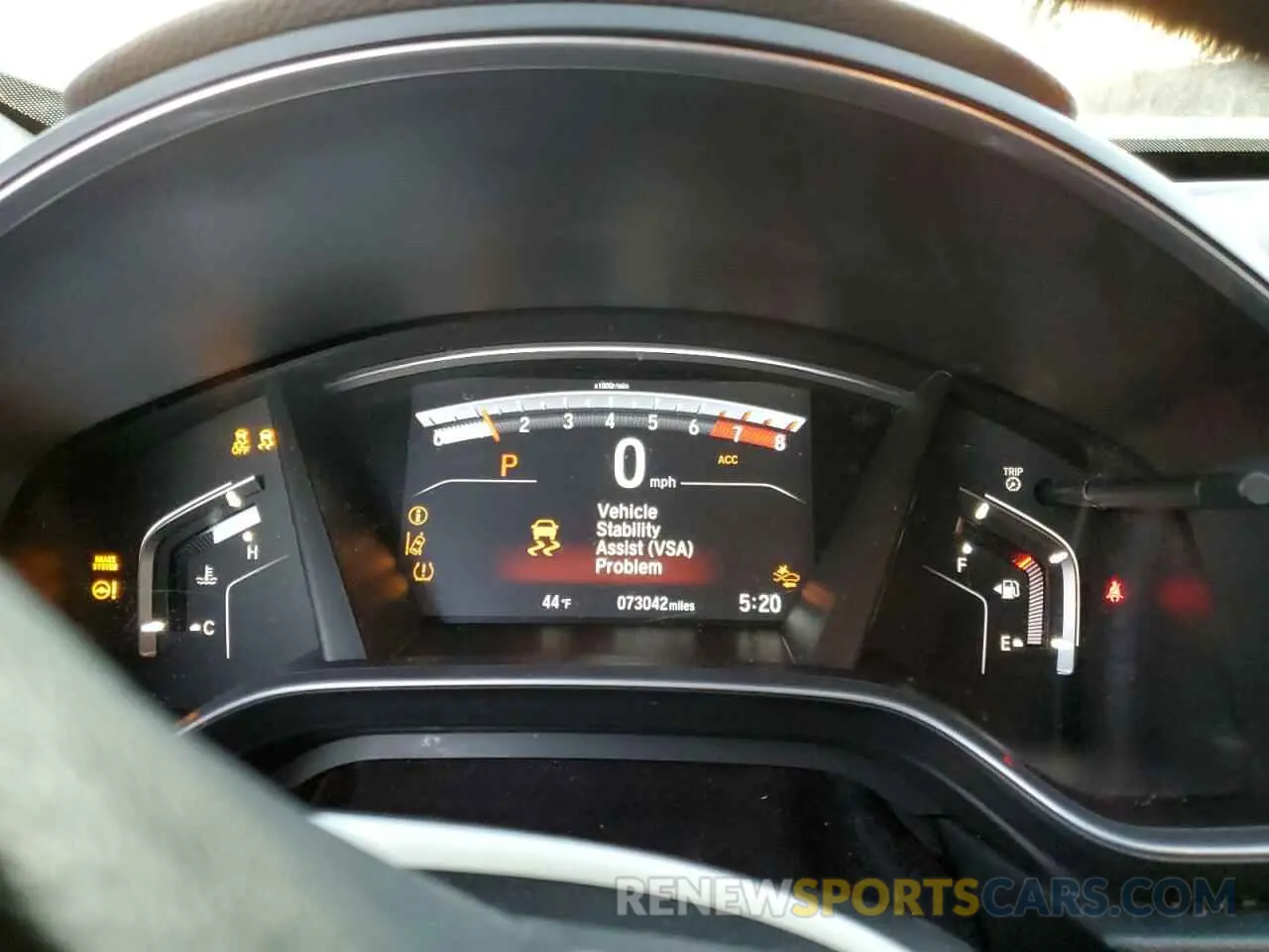 9 Photograph of a damaged car 2HKRW1H53KH513079 HONDA CRV 2019