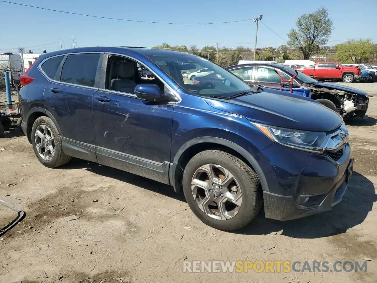 4 Photograph of a damaged car 2HKRW1H56KH510404 HONDA CRV 2019
