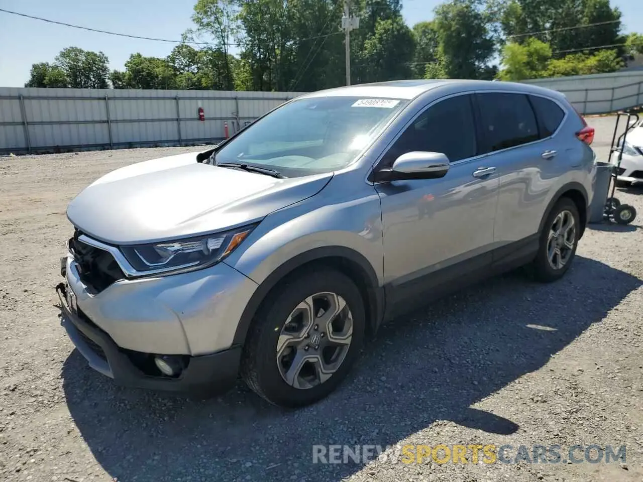 1 Photograph of a damaged car 2HKRW1H56KH515506 HONDA CRV 2019