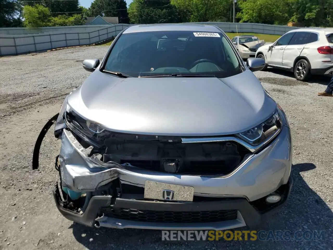 5 Photograph of a damaged car 2HKRW1H56KH515506 HONDA CRV 2019