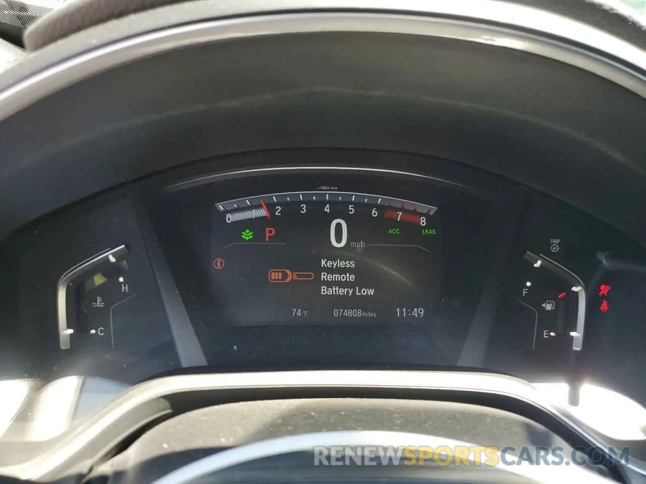 9 Photograph of a damaged car 2HKRW1H56KH515506 HONDA CRV 2019