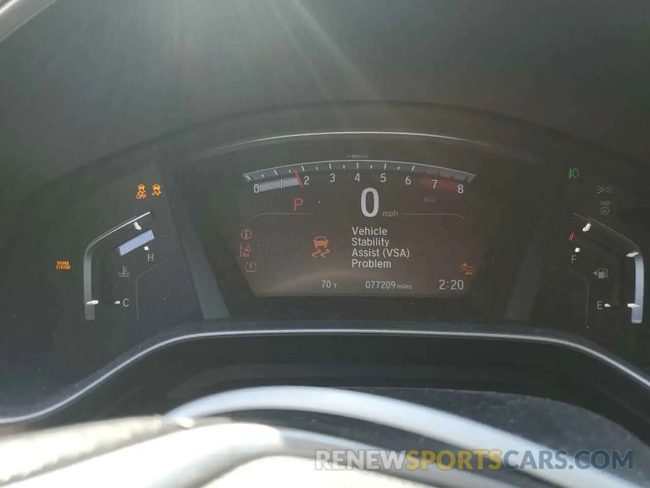 9 Photograph of a damaged car 2HKRW1H57KH509732 HONDA CRV 2019