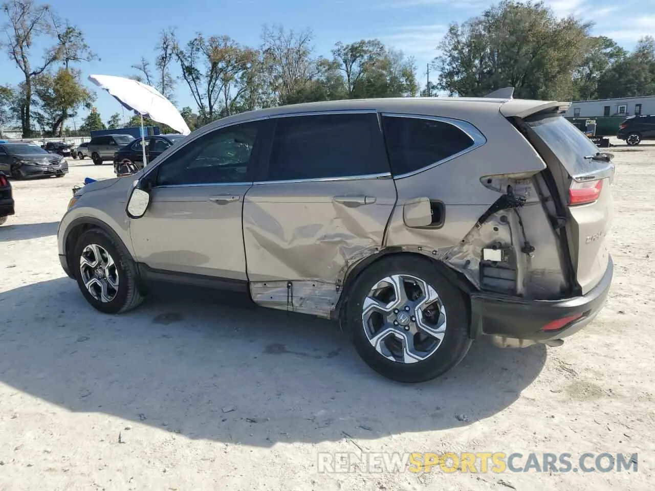 2 Photograph of a damaged car 2HKRW1H58KH501848 HONDA CRV 2019