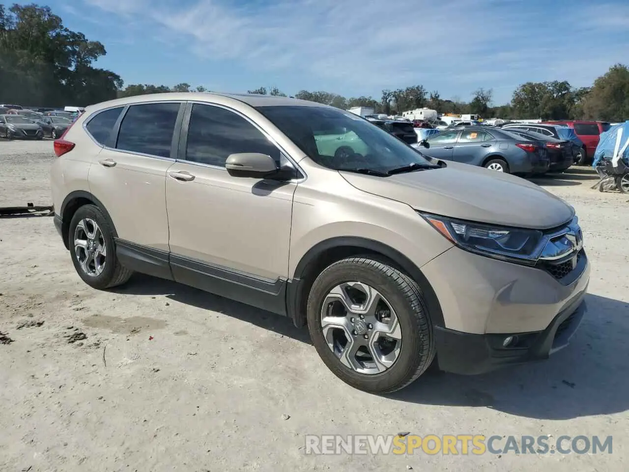 4 Photograph of a damaged car 2HKRW1H58KH501848 HONDA CRV 2019